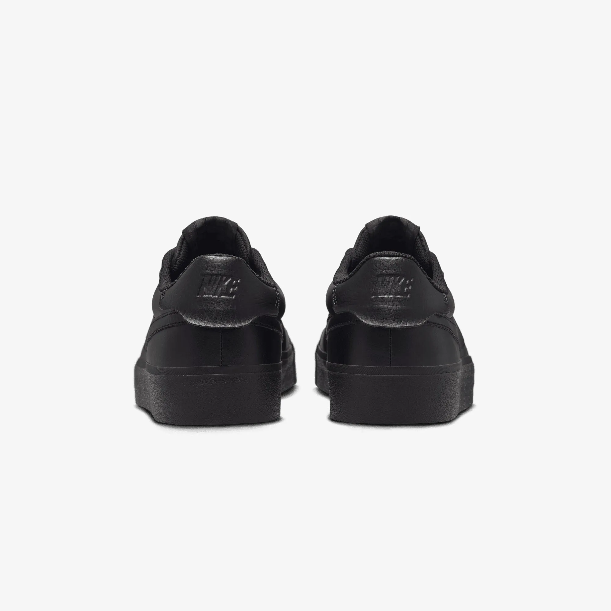 Nike | COURT SHOT { BLACK/BLACK Reinforced Lace Holes City Pace