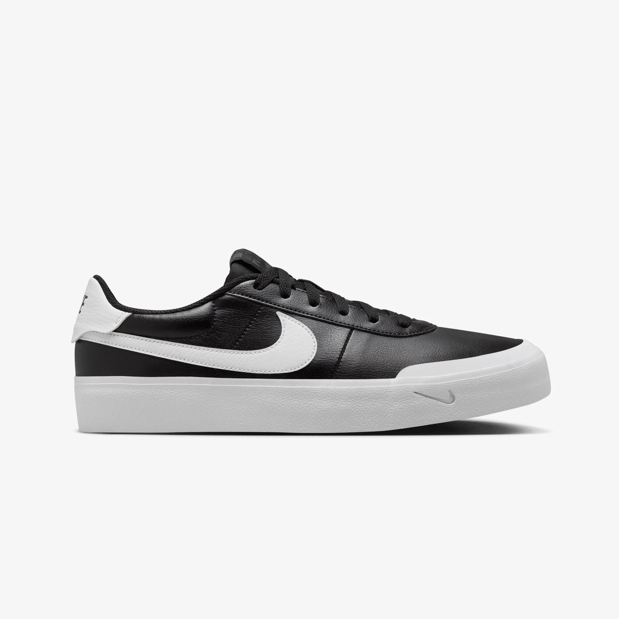 Nike | COURT SHOT { BLACK/WHITE Boosted fit