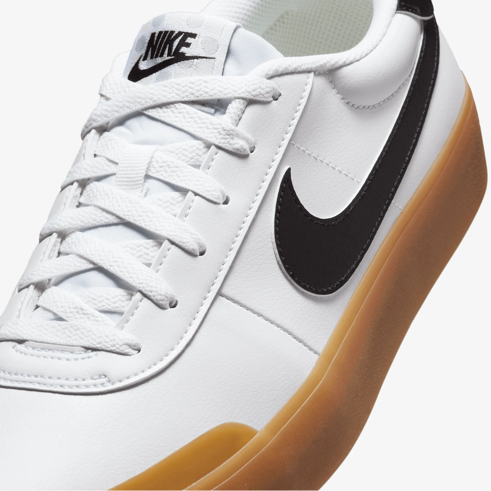 Nike | COURT SHOT { WHITE/BLACK-GUM LIGHT BROWN Fashion Base Spring Bounce