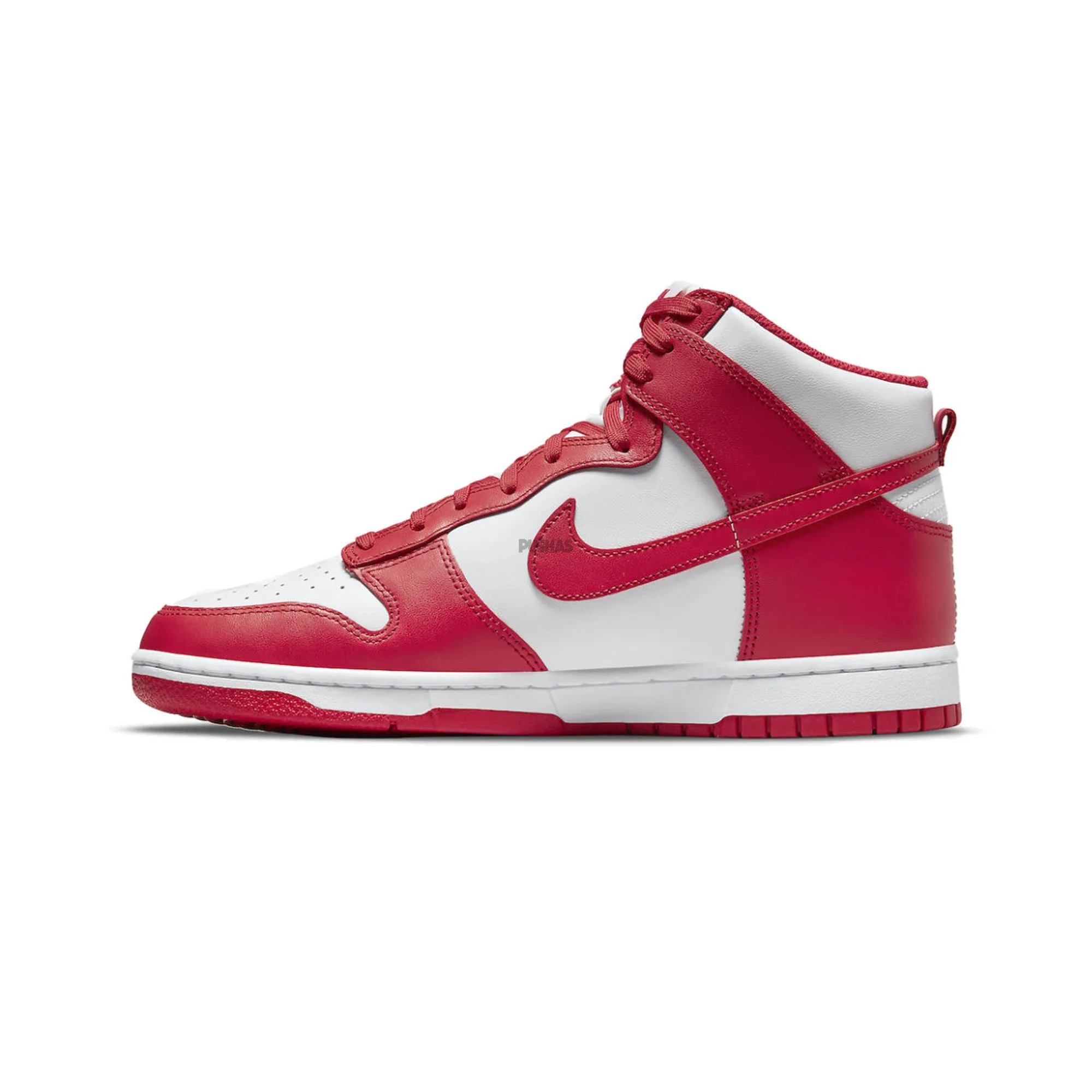 Nike Dunk High 'Championship White Red' (2022) Core training Shock Diffusing Heel