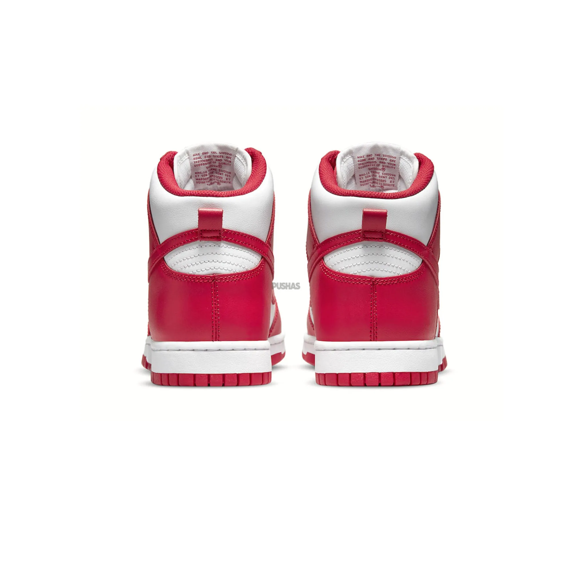 Natural Feel Nike Dunk High 'Championship White Red' (2022)