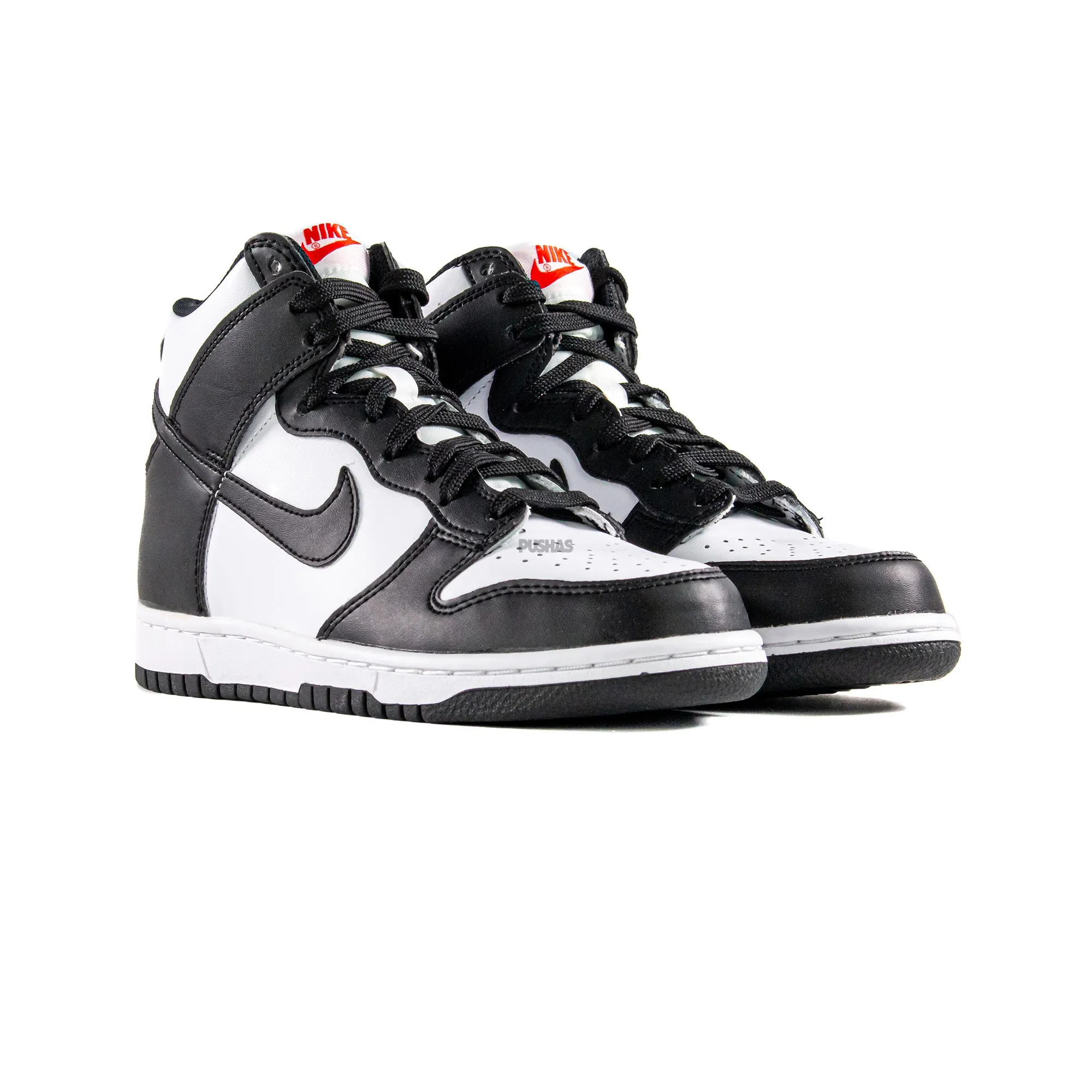Microfiber Overlays Nike Dunk High 'Panda' GS (2021)