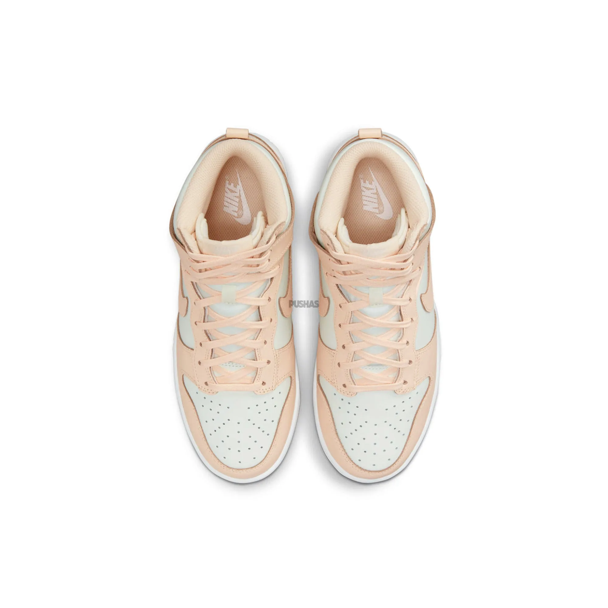 Nike Dunk High 'Sail Crimson Tint' Women's (2021) Motion Contour Easy On And Off