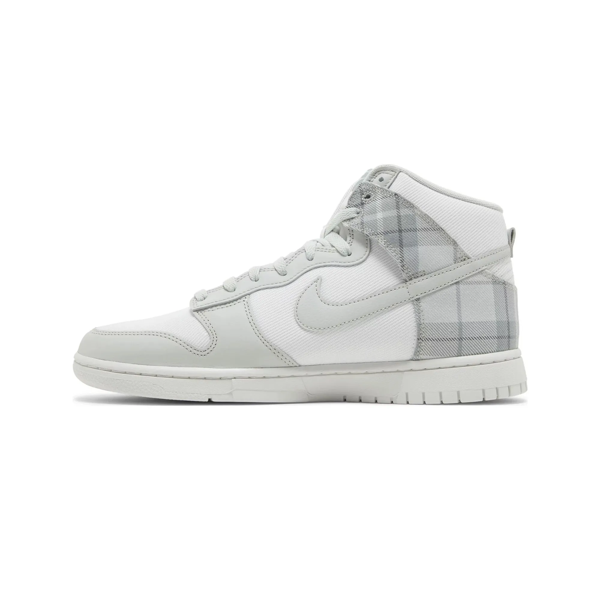 Fresh Style Nike Dunk High SE 'Tartan Plaid White Light Green' (2023)