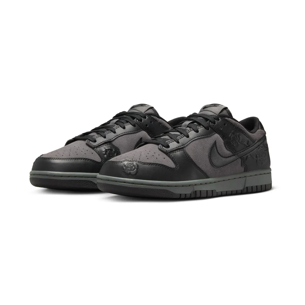 Removable Footbed System Nike Dunk Low 'Black Roses' Women's Shoes