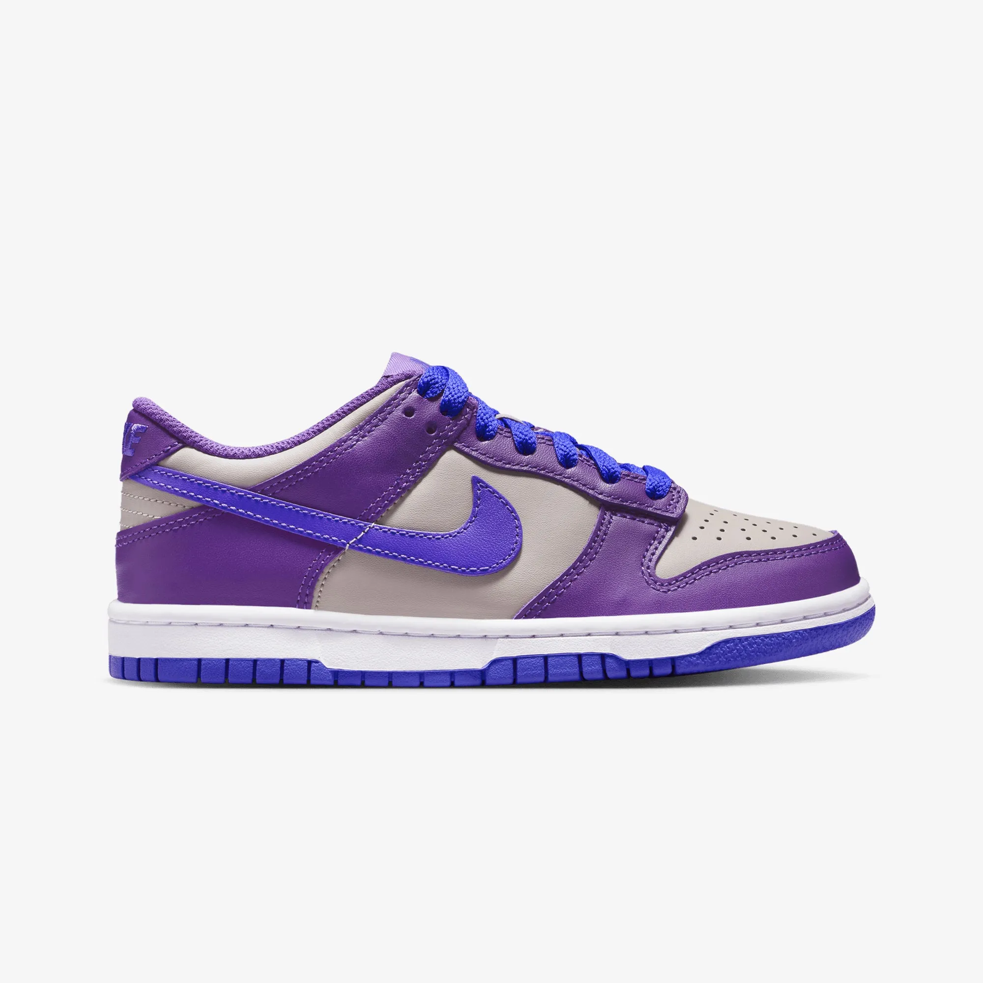 Nike | DUNK LOW { COLLEGE GREY/PERSIAN VIOLET-WILD GRAPE Impact Resistant Toe Cap Collapsible Heel