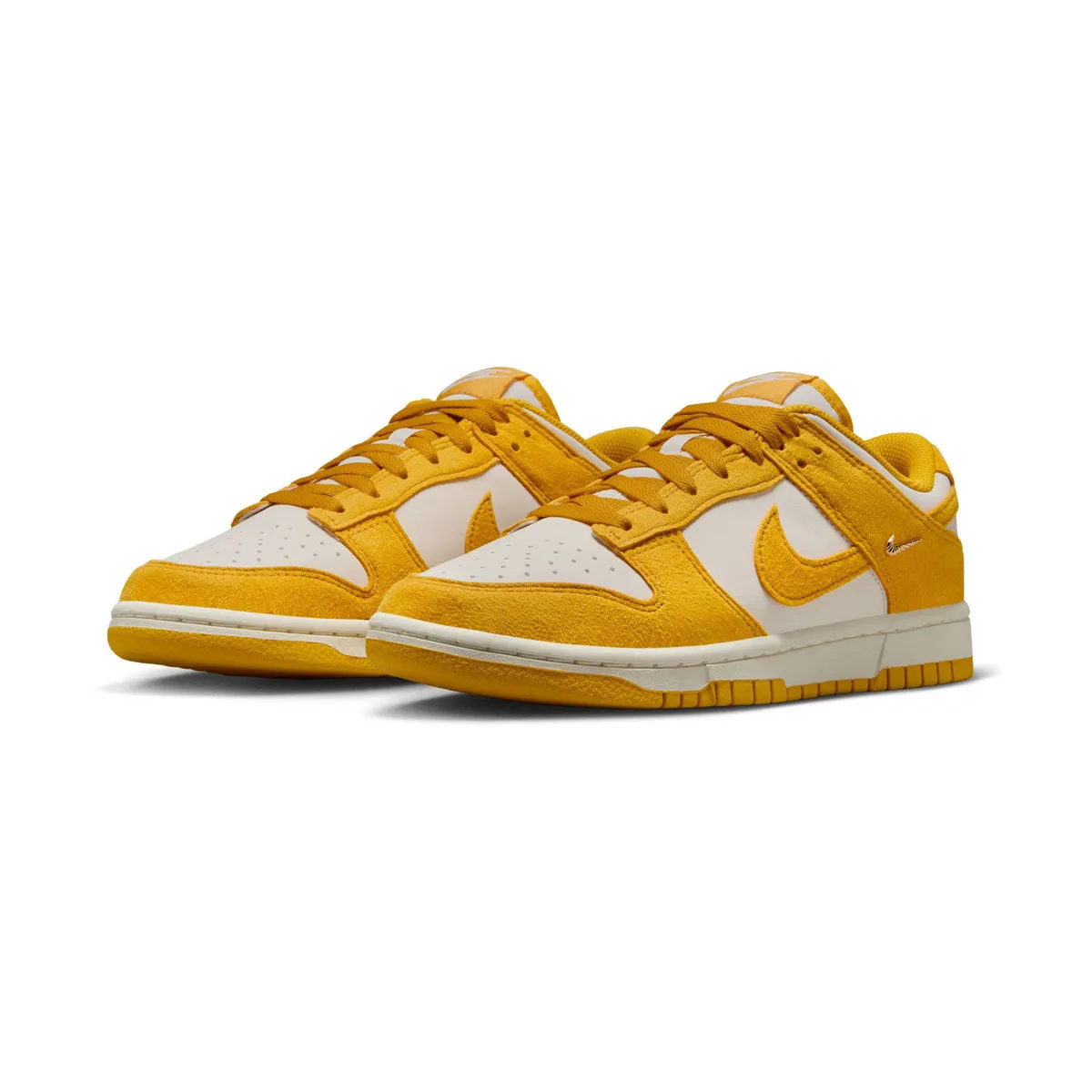 Fast Wear Nike Dunk Low 'Dark Sulfur Gold Mini Swoosh' Women's Shoes