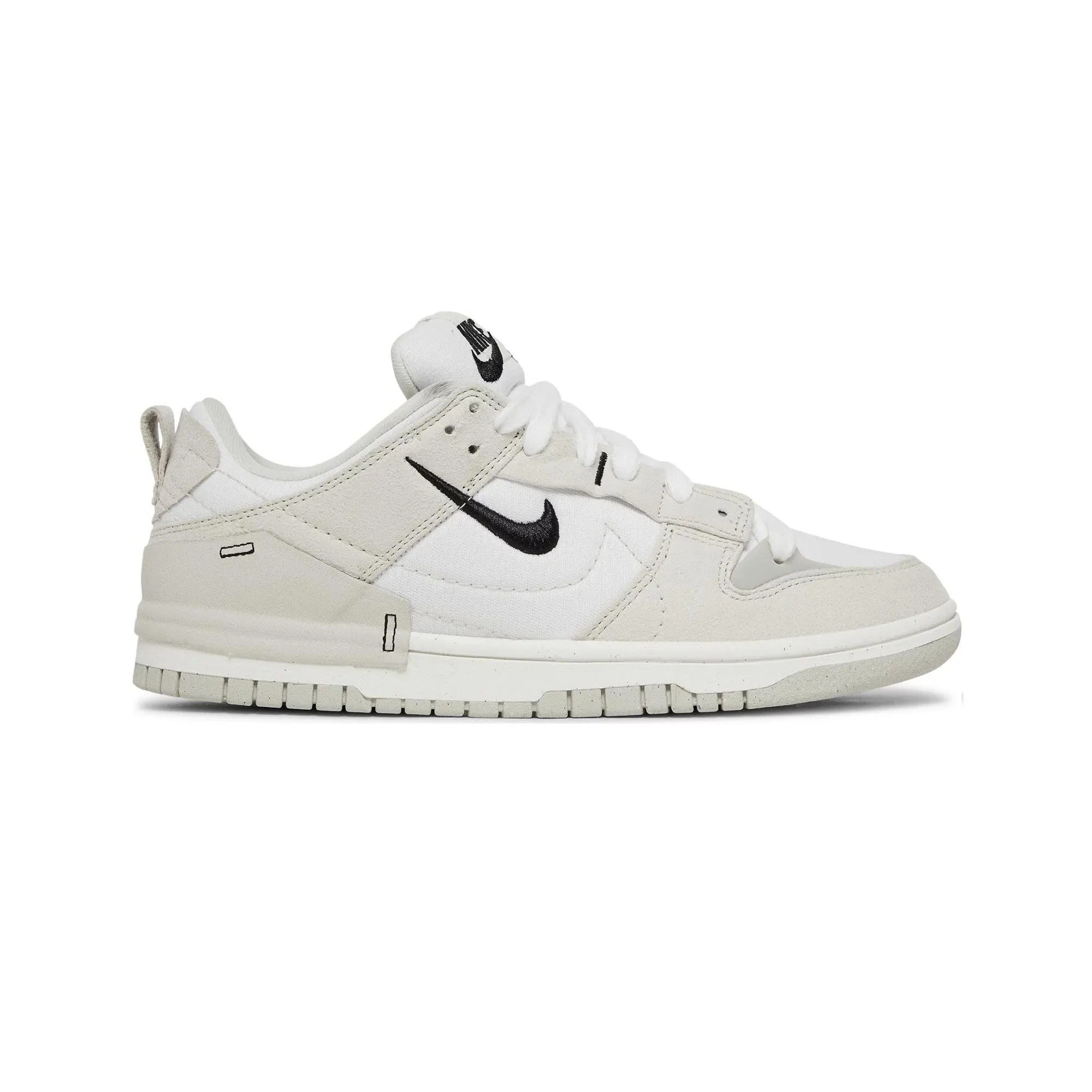 Long Travel Adjustable Tongue Nike Dunk Low Disrupt 2 'Pale Ivory Black' Women's (2022)
