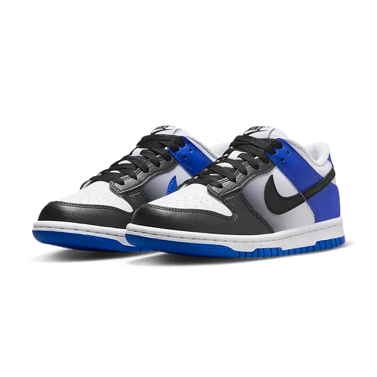 Timeless Support Resilient Form Nike Dunk Low Game Royal White Black Big Kids' Shoes