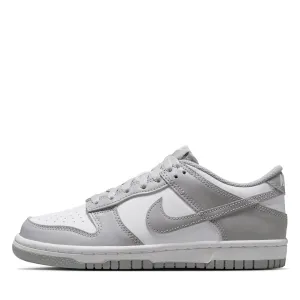 Slip   On Nike Dunk Low (GS) - White/Light Smoke Grey