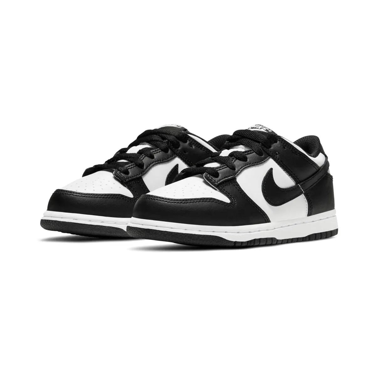 Non Marking Outsole Recycled Mesh Upper Nike Dunk Low Little Kid's Shoe - Panda