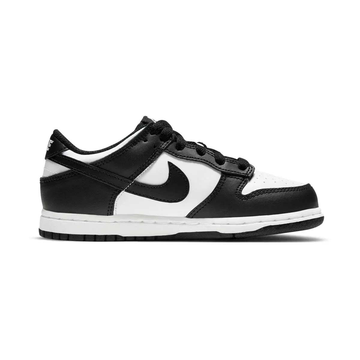 RubberHeel Nike Dunk Low Little Kid's Shoe - Panda