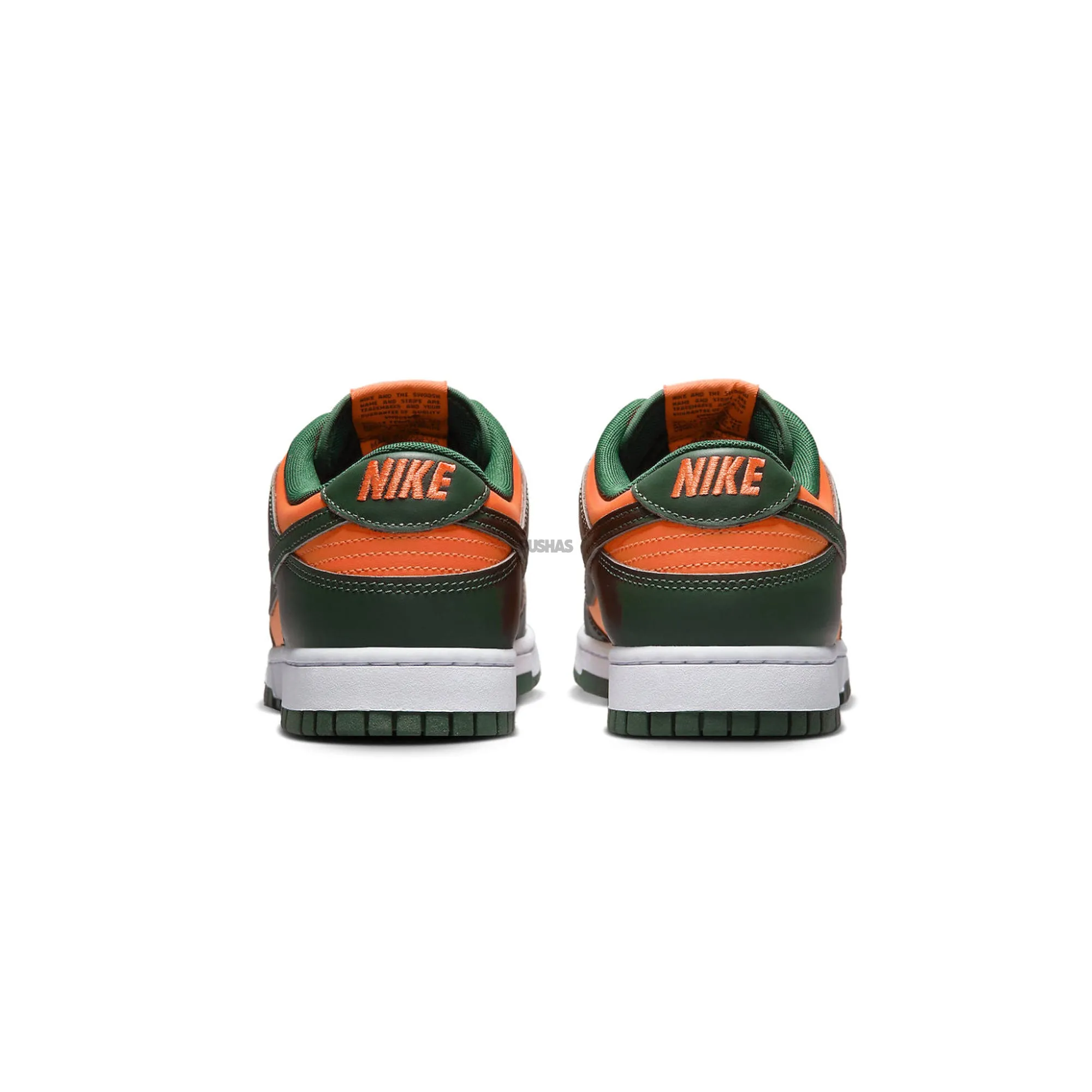 Anti Slip Insole Urban Commute Nike Dunk Low 'Miami Hurricane' (2022)