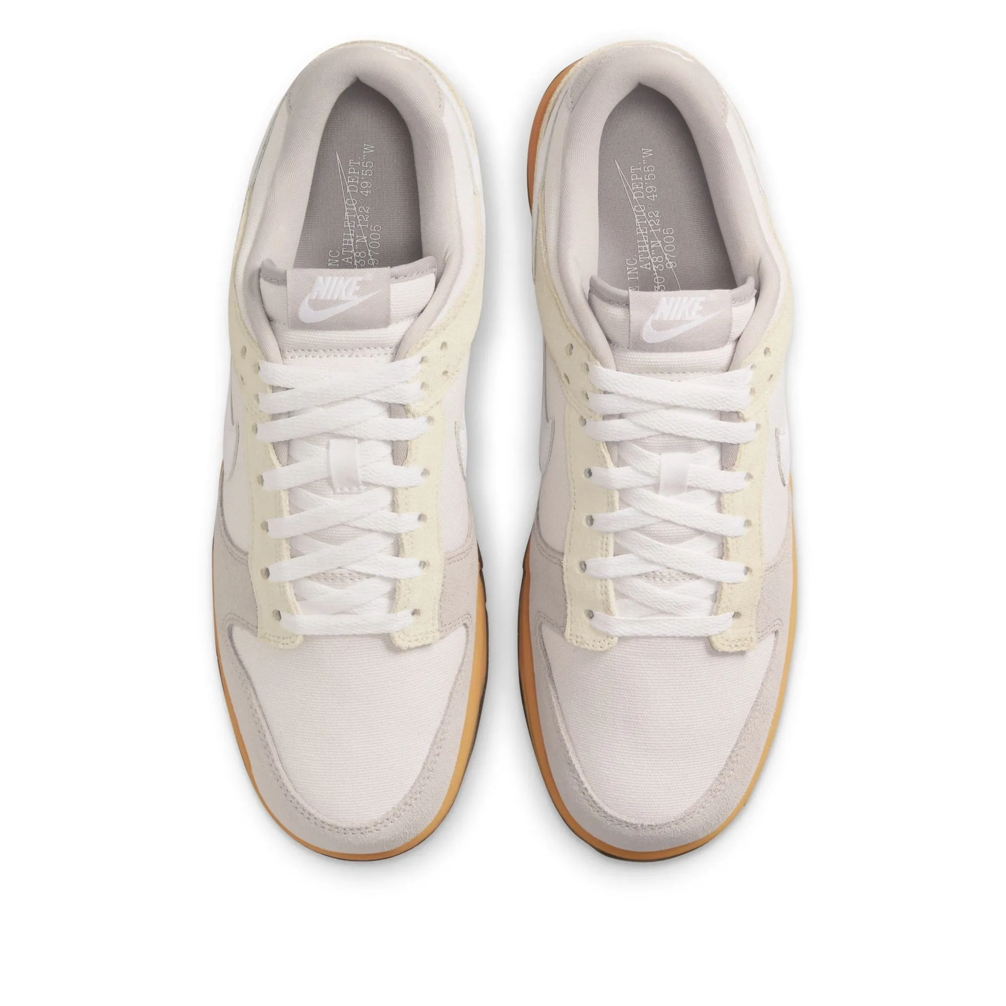 Nike Dunk Low - Phantom/White Comfort Canvas Cushioned Walk