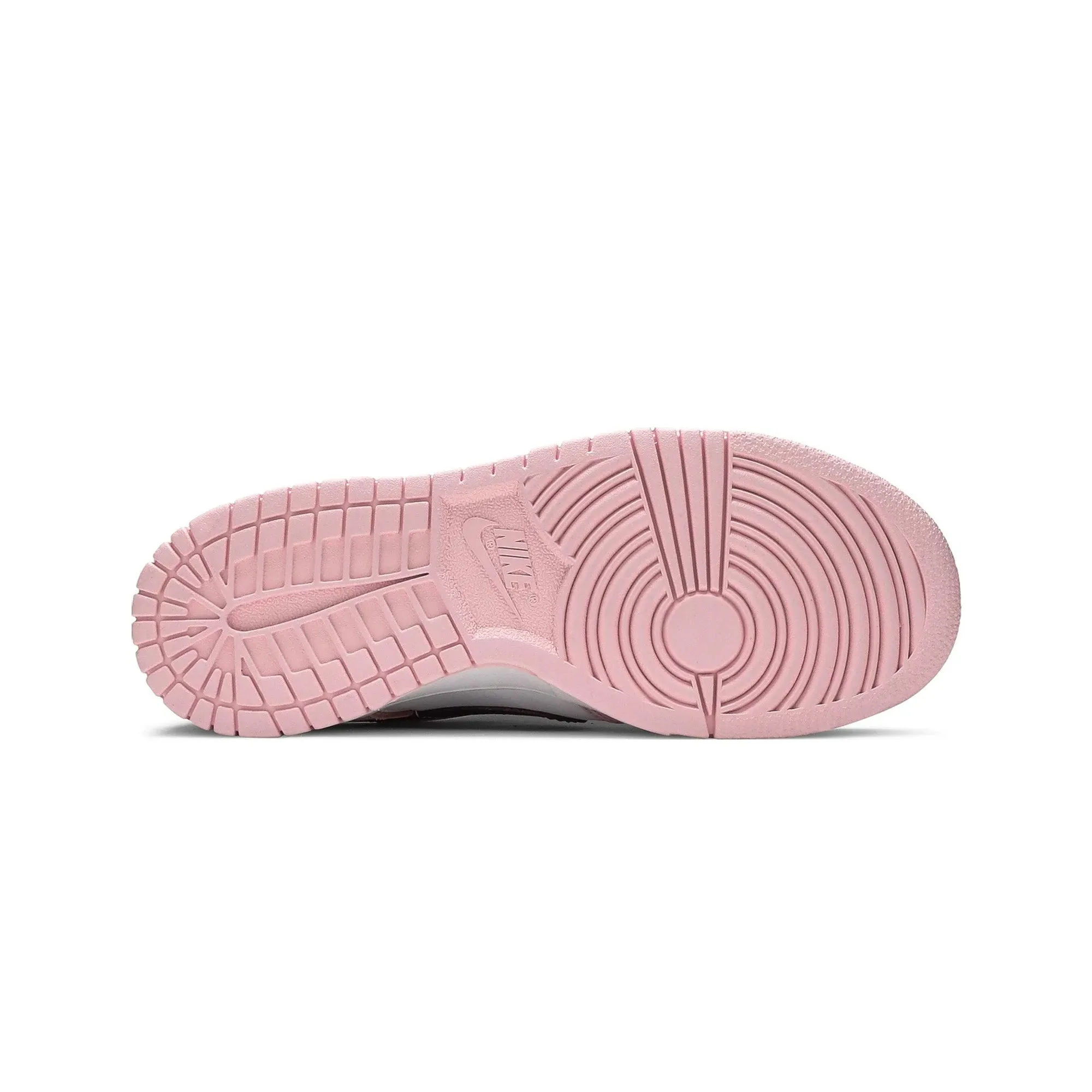 Breathable surface Nike Dunk Low 'Pink Foam Red White' GS (2021)