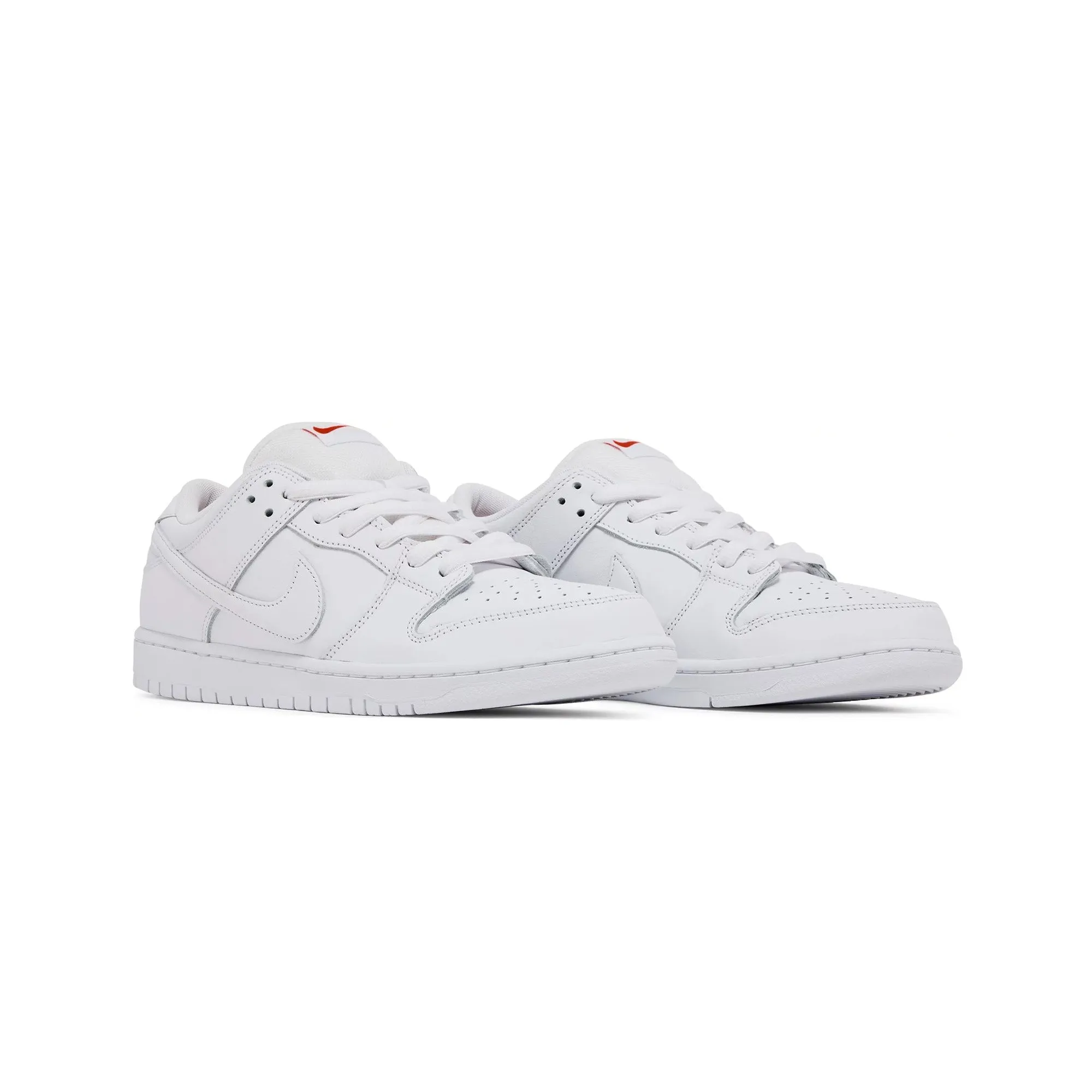 Nike Dunk Low Pro SB 'Triple White' LightweightDesign Flex Step