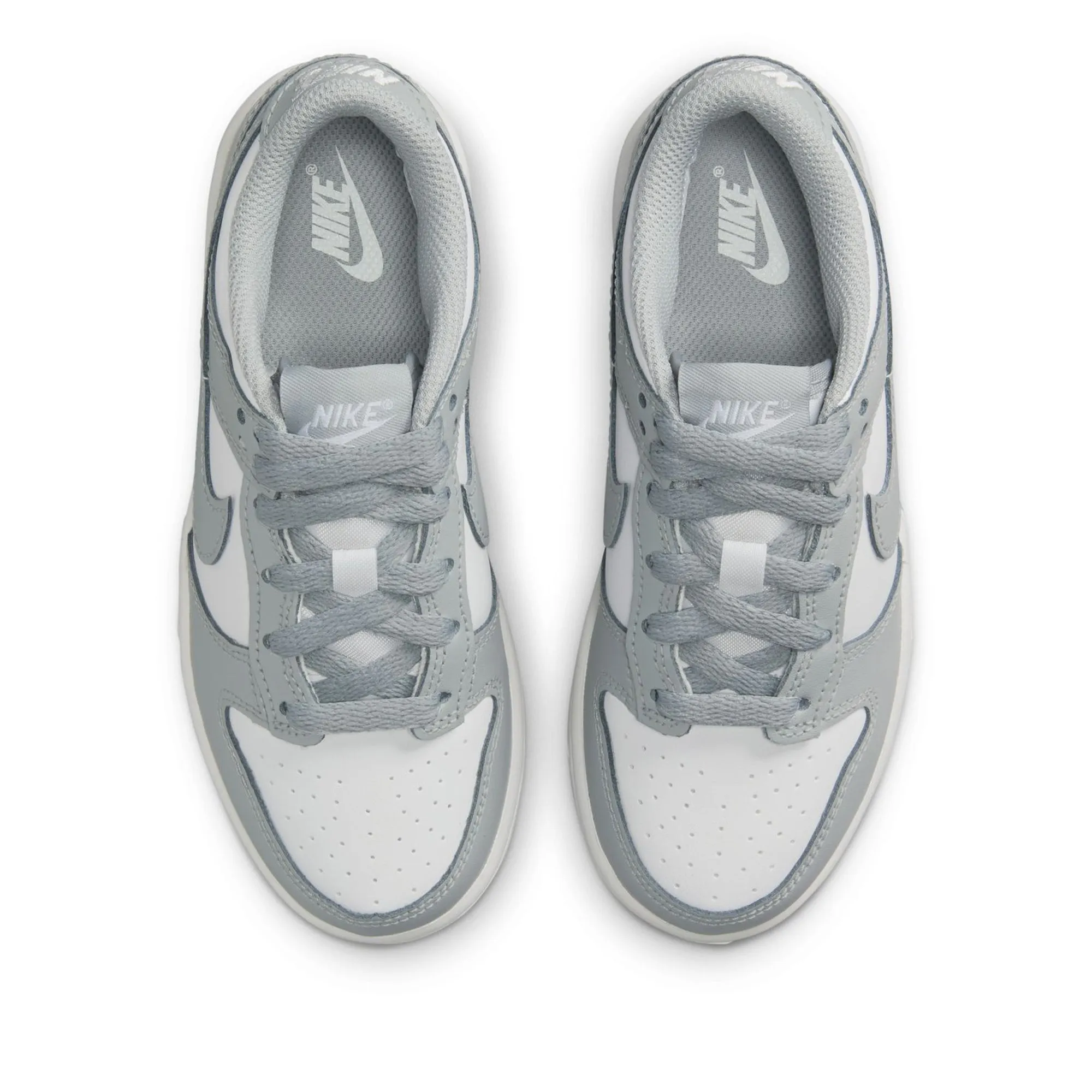 Micro Perforation Anti Microbial Lining Nike Dunk Low (PS) - White/Light Smoke Grey