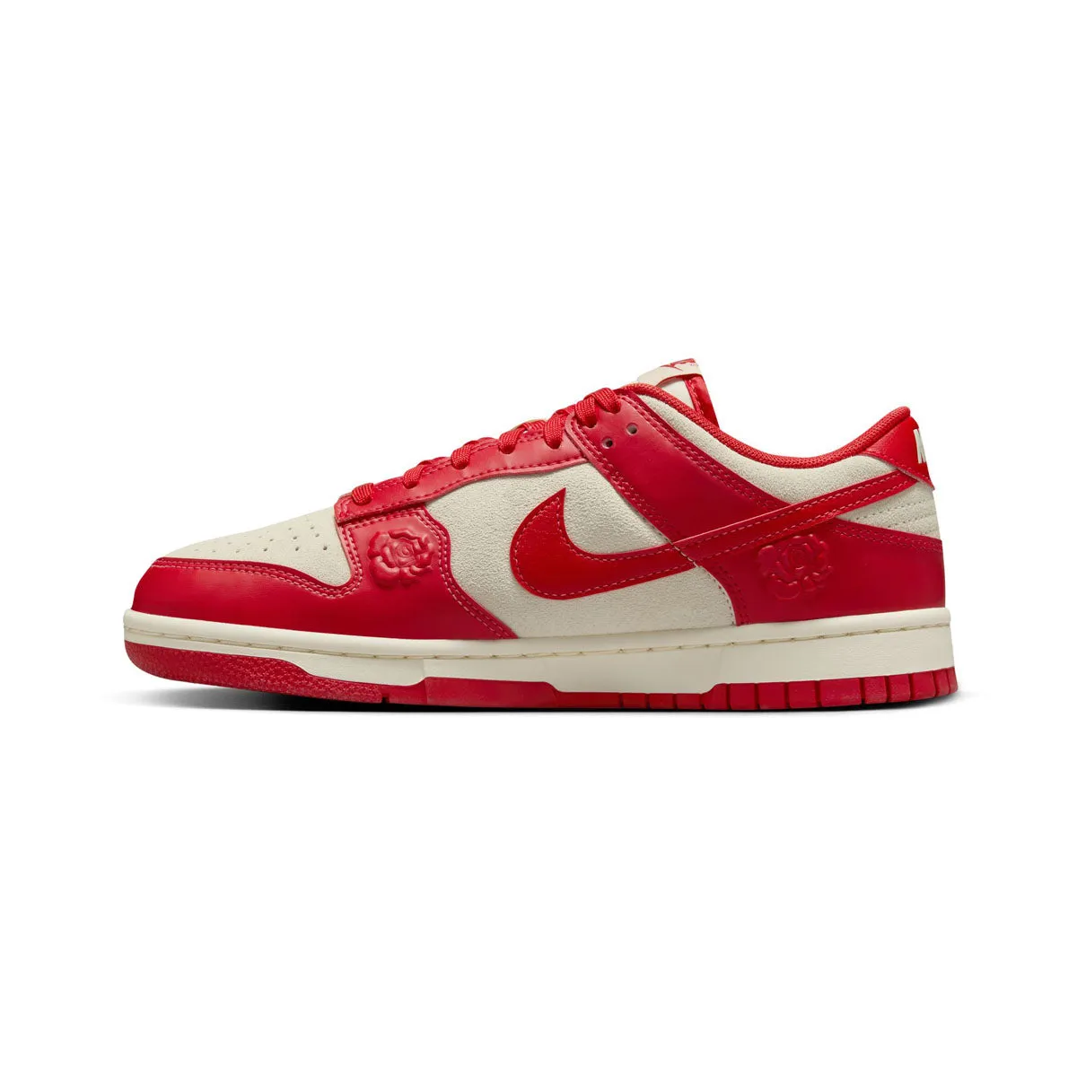 Flat Comfort Nike Dunk Low 'Red Roses' Women's Shoes