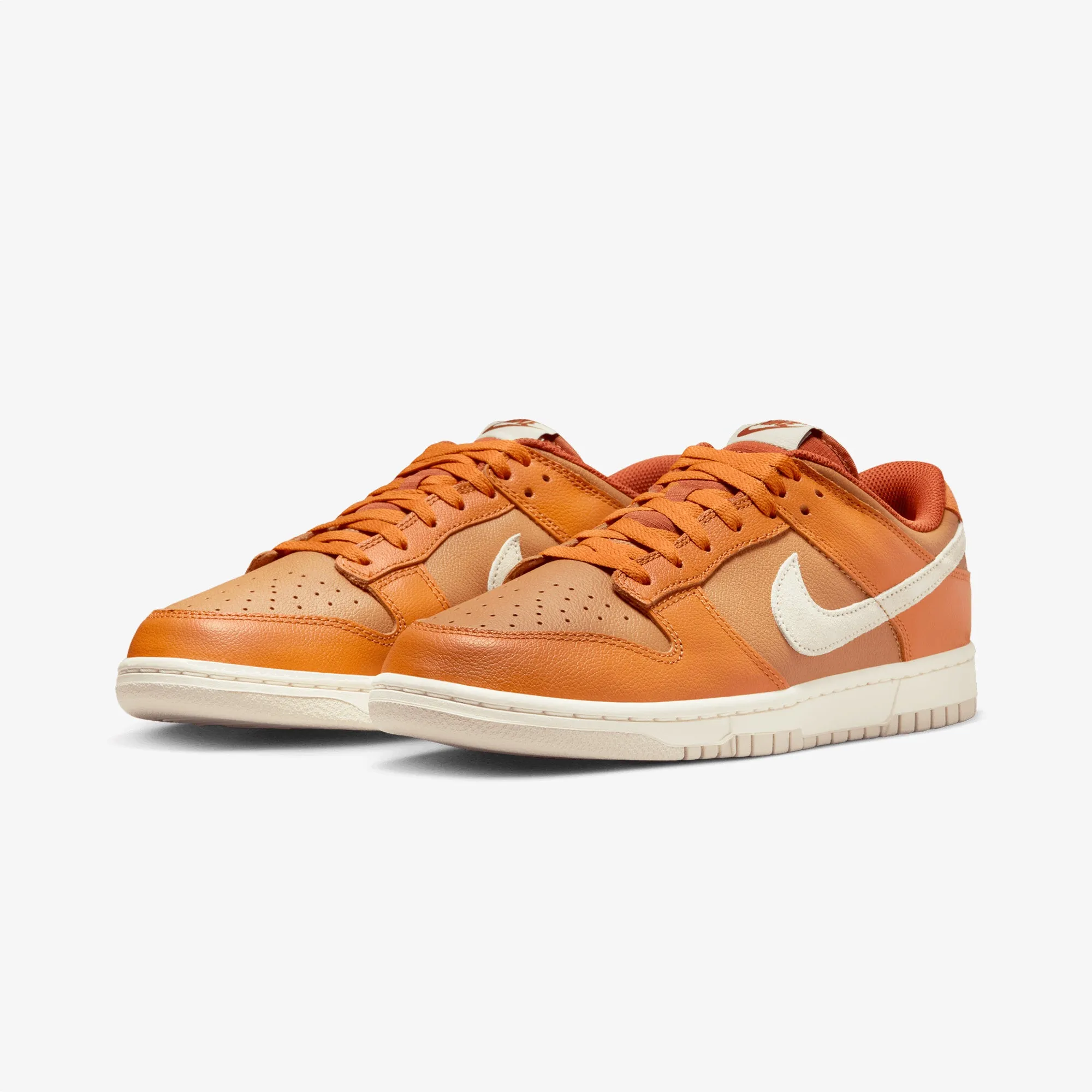 Flex Groove System Water resistant coating NIKE | DUNK LOW RETRO { MONARCH/LT OREWOOD BRN-FLAX-DARK RUSSET