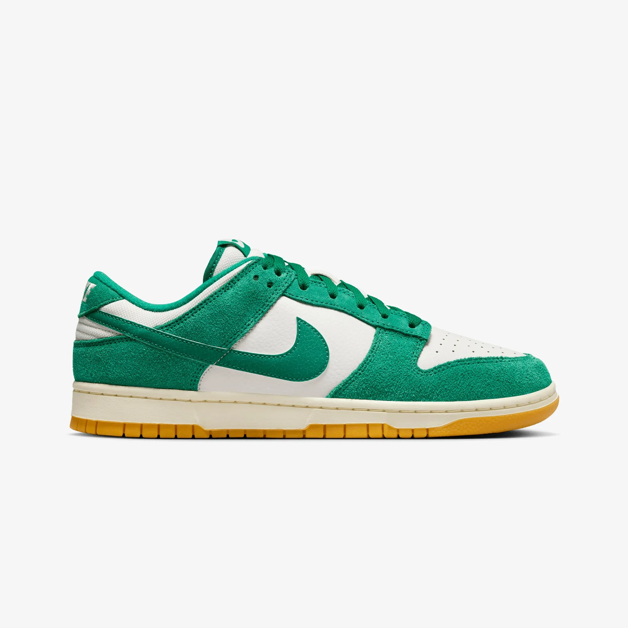 Hybrid style NIKE | DUNK LOW RETRO { PHANTOM/MALACHITE-GUM LIGHT BROWN