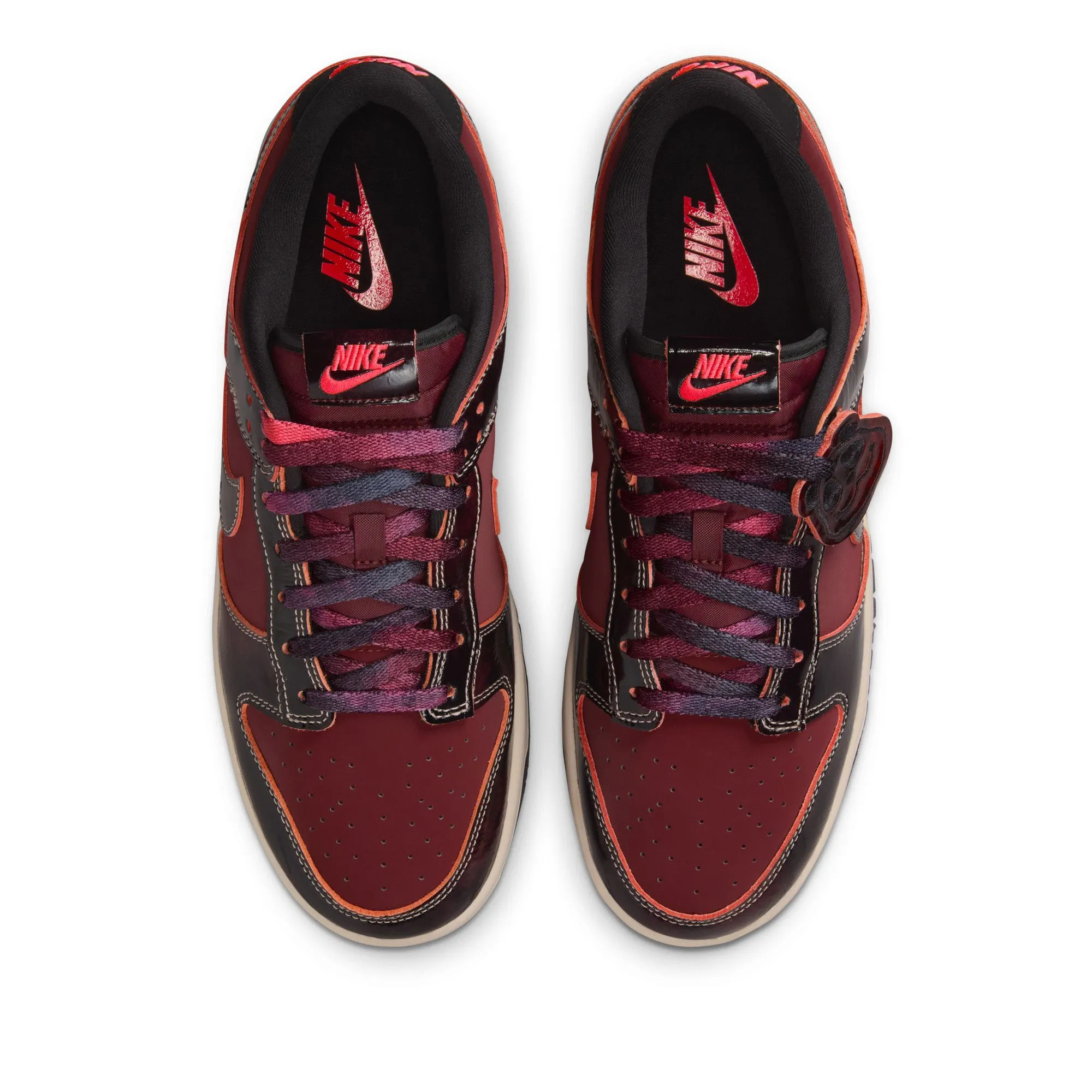 All-day shock absorption Nike Dunk Low Retro SE 'Red Panda' - Dark Team Red/Solar Red