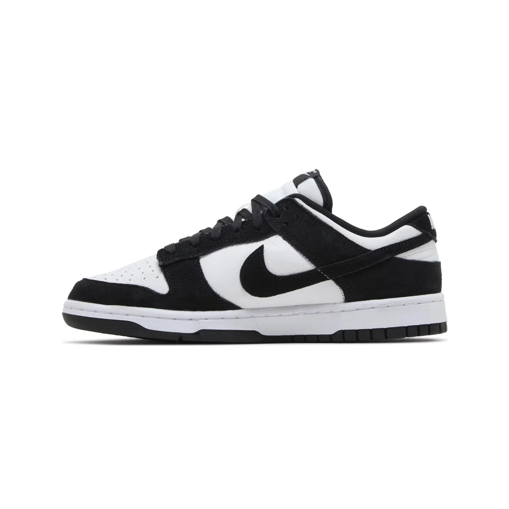 Nike Dunk Low Retro SE 'Suede Panda' (2024) Elastic Straps Easy Comfort