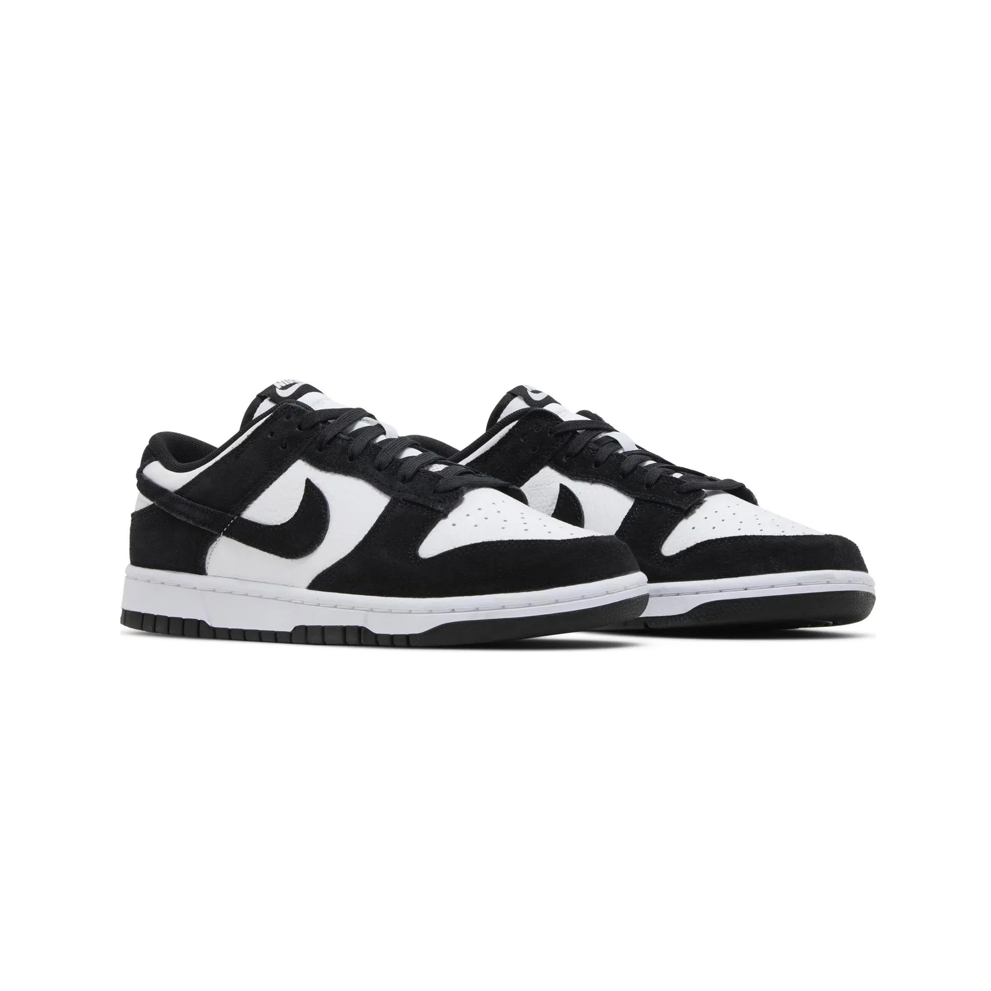 Elastic Lacing System Airflow Ventilation Channels Nike Dunk Low Retro SE 'Suede Panda' (2024)