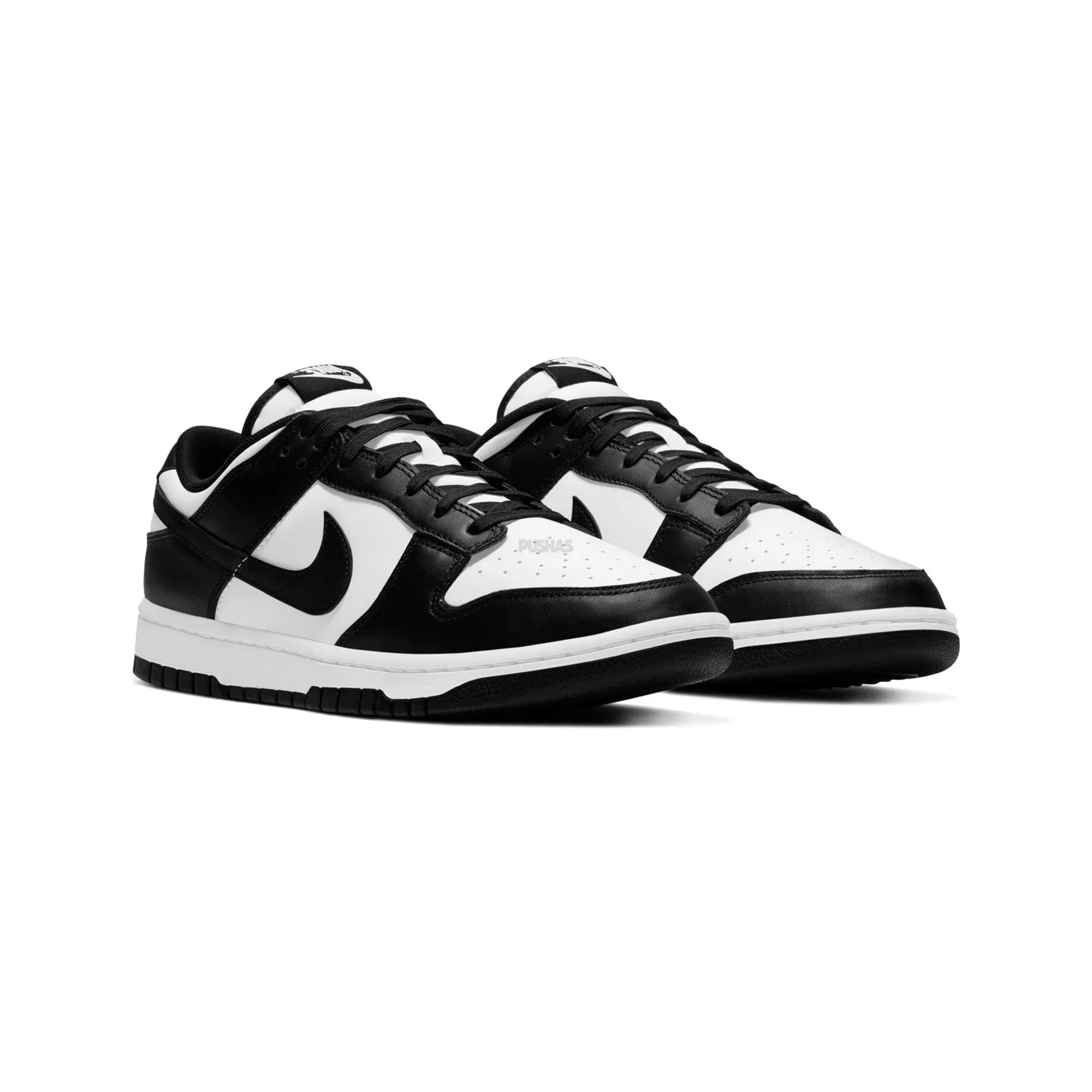 Nike Dunk Low Retro 'White Black Panda' Men's (2021) cushioned collar Adaptive Traction