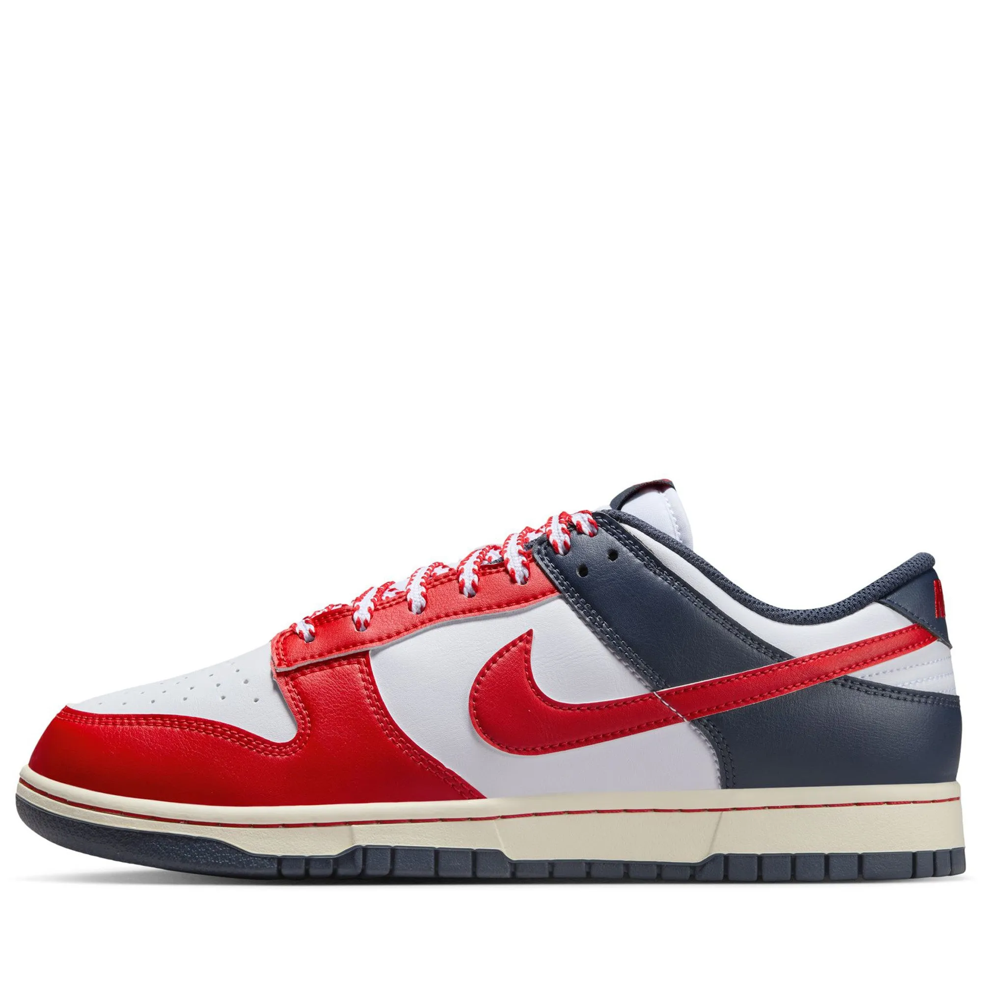 Nike Dunk Low Retro - White/University Red Lightweight Comfort