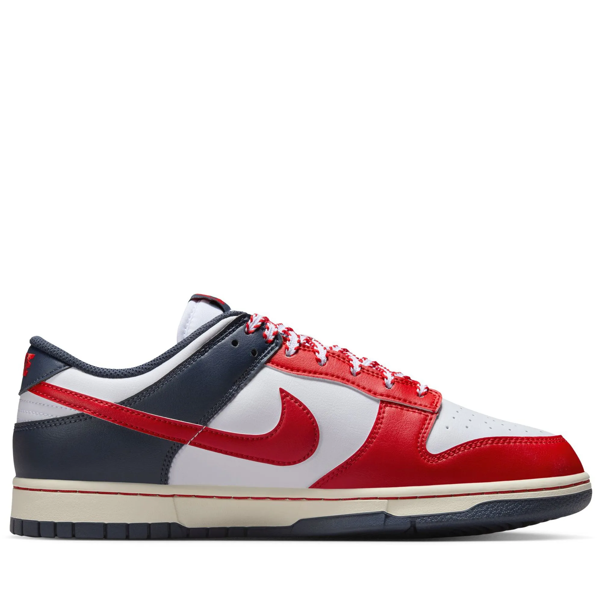 Distinctive chic Moisture Wicking Lining Nike Dunk Low Retro - White/University Red