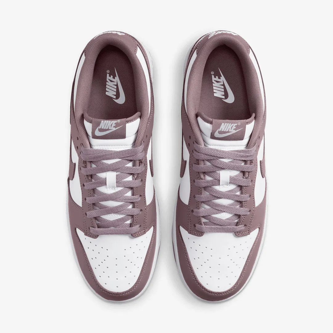 NIKE | DUNK LOW RETRO { WHITE/WHITE/TAUPE GREY On Demand Comfort Sock Like Collar
