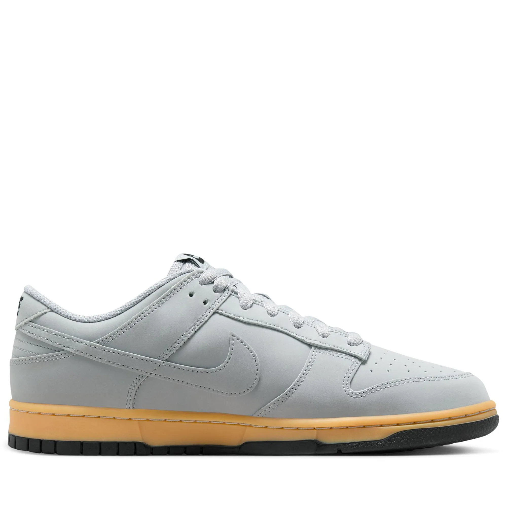 Orthopedic Friendly Fit Nike Dunk Low Retro - Wolf Grey/Gum Yellow