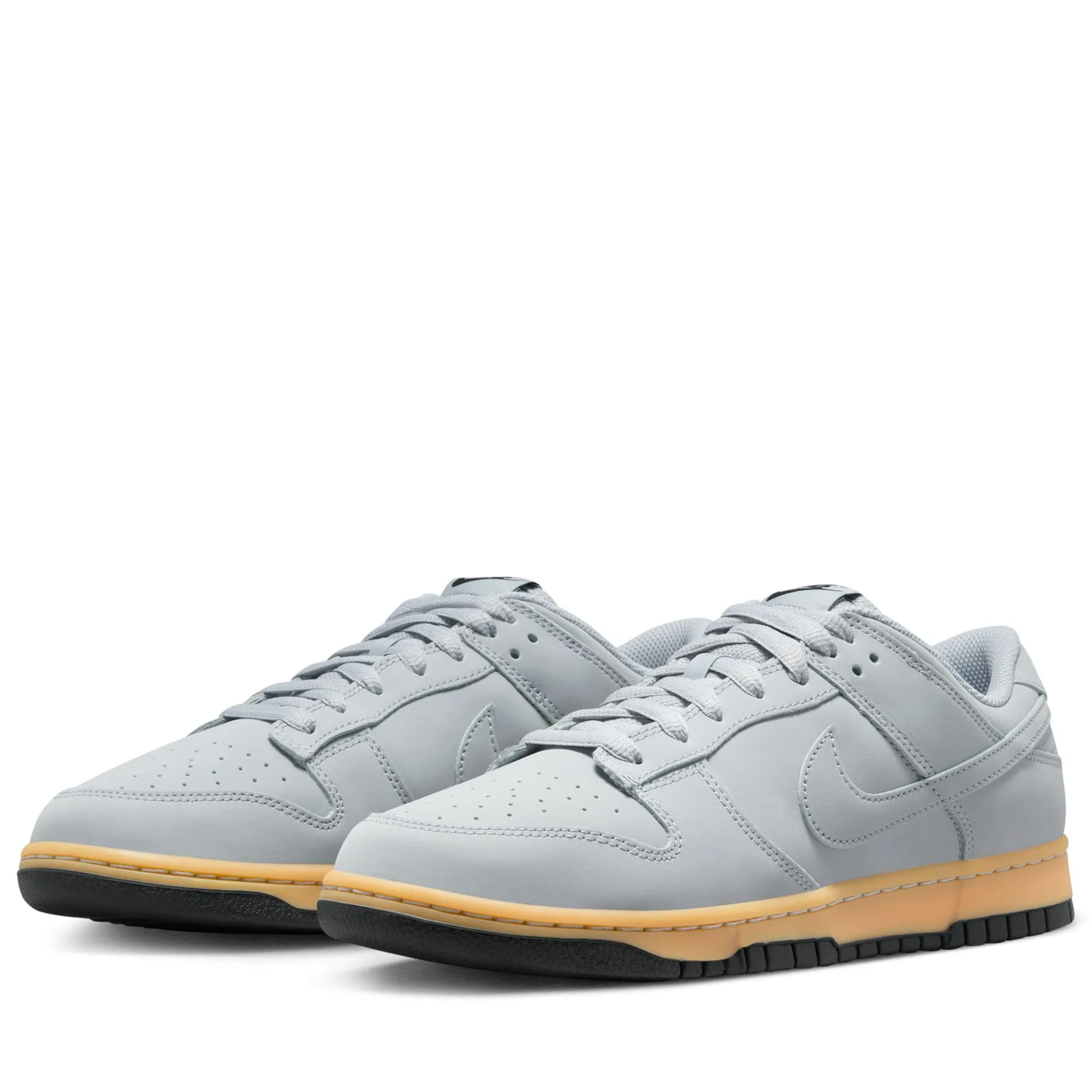 Nike Dunk Low Retro - Wolf Grey/Gum Yellow Move Light Toe Guard Protection