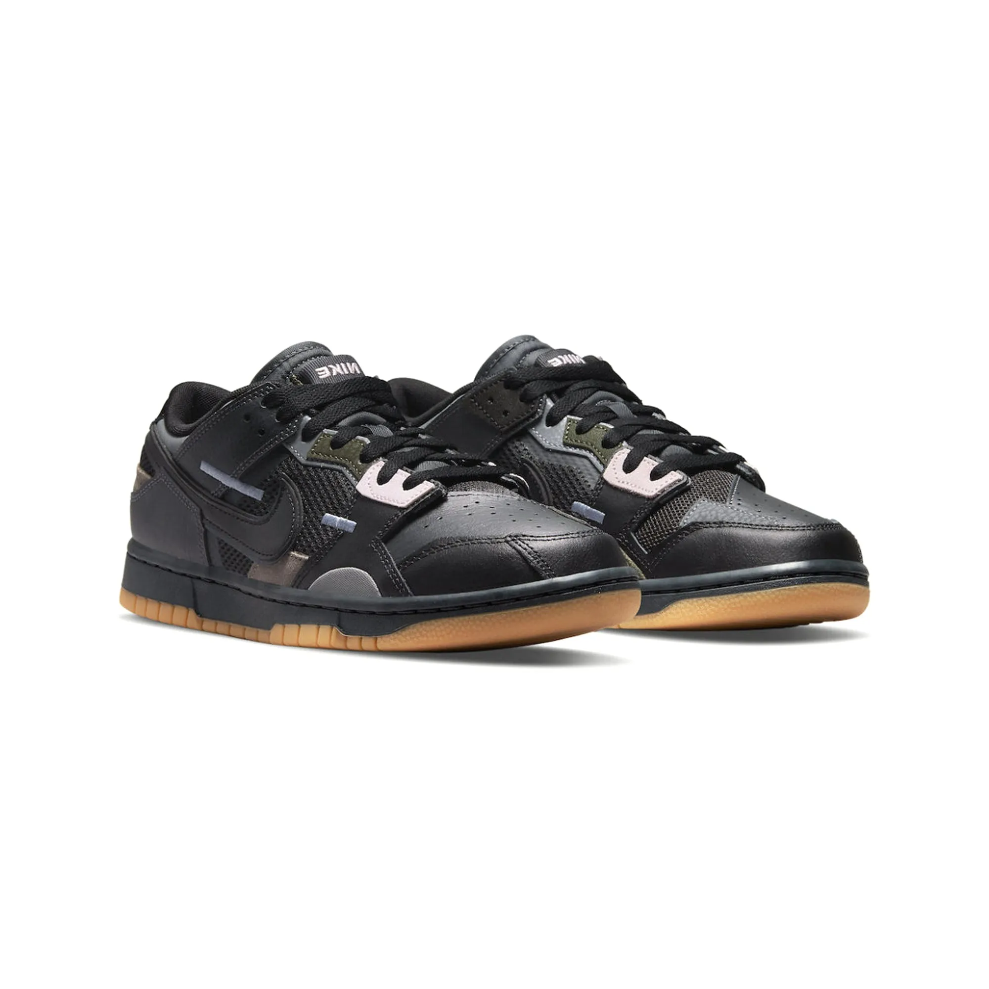 Flattering Fit Nike Dunk Low Scrap 'Black Gum' (2022)