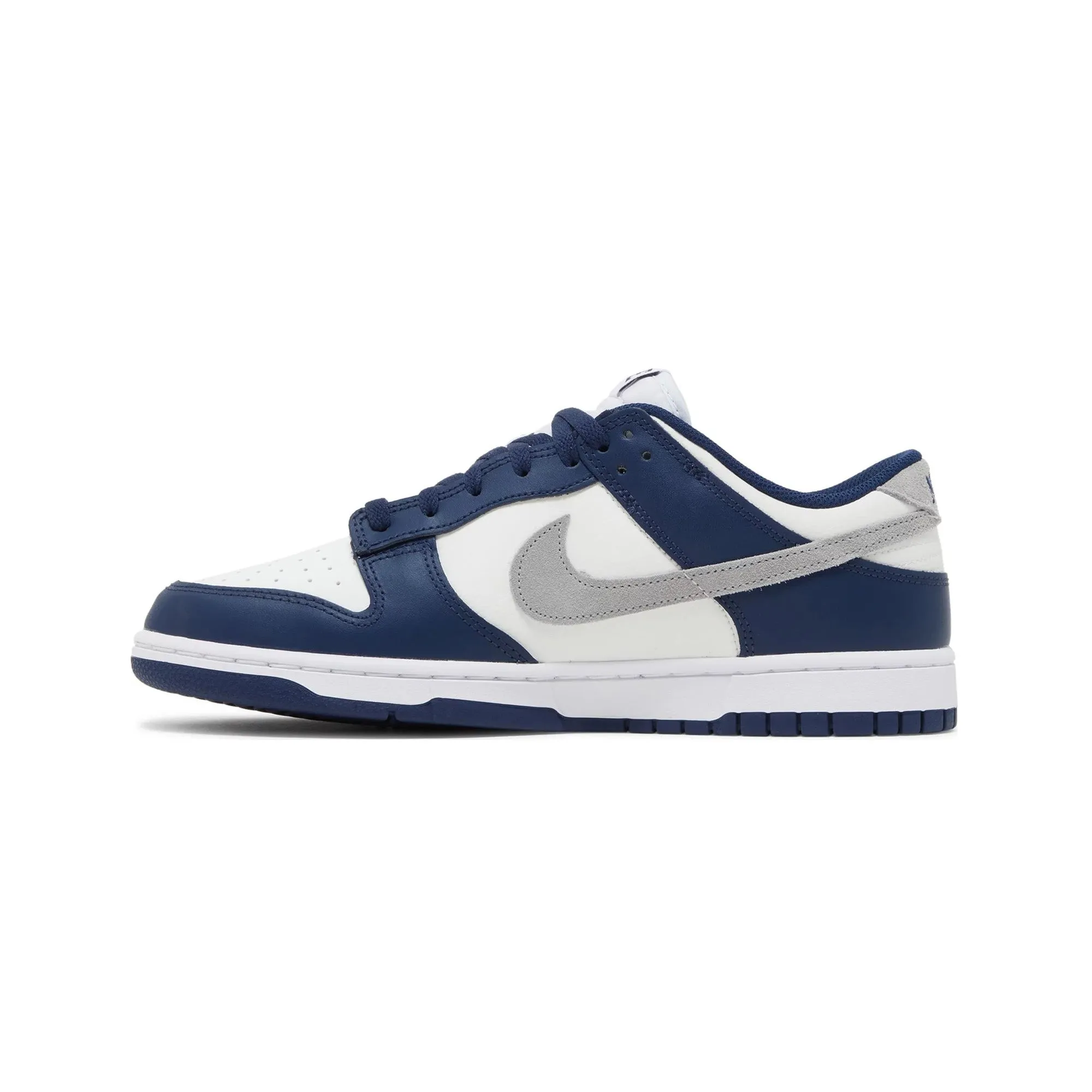 Hybrid Cushioning Full-Support Nike Dunk Low 'Summit White Midnight Navy' (2023)