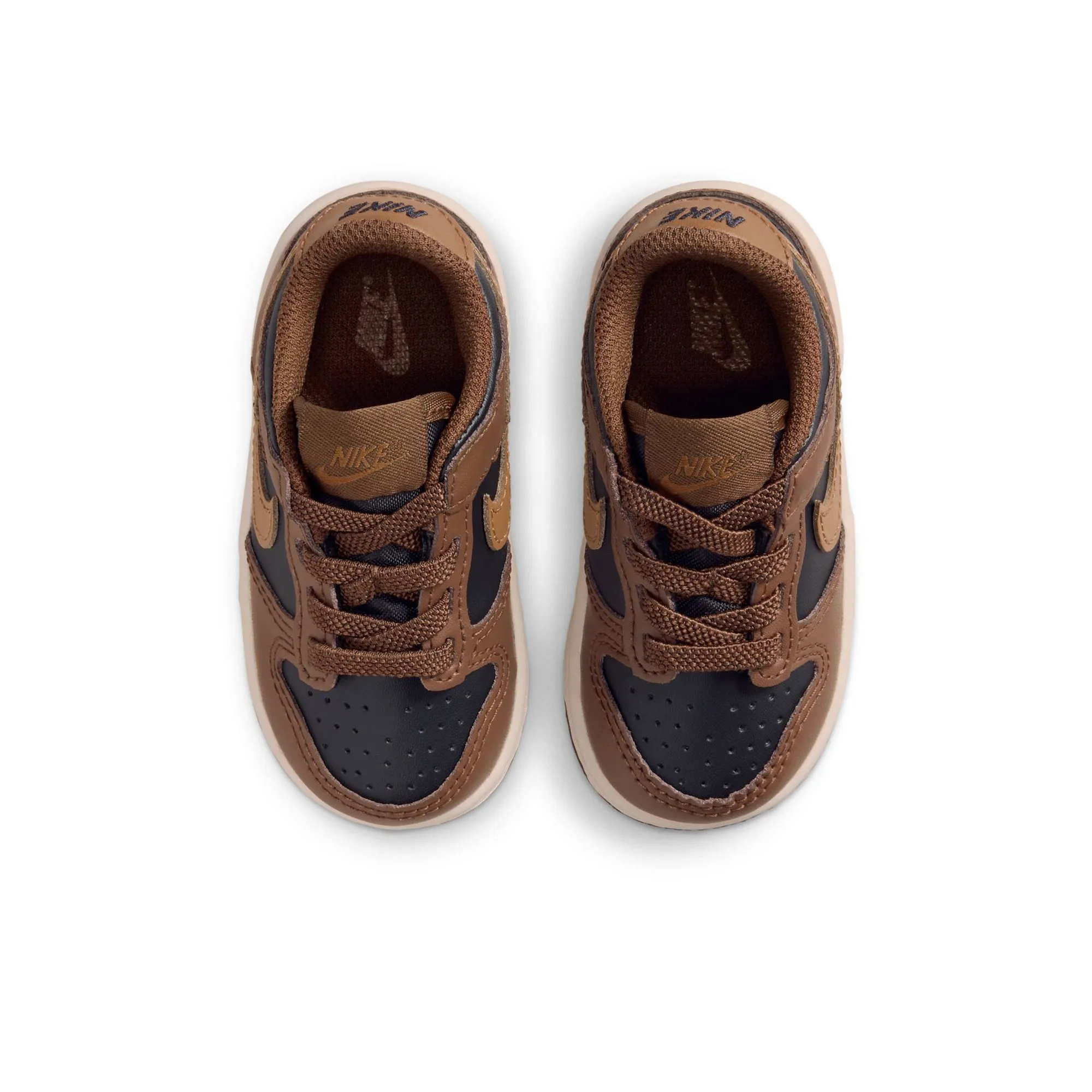 Nike Dunk Low (TD) - Black/British Tan Outdoor Stroll Hyper Compression Molding