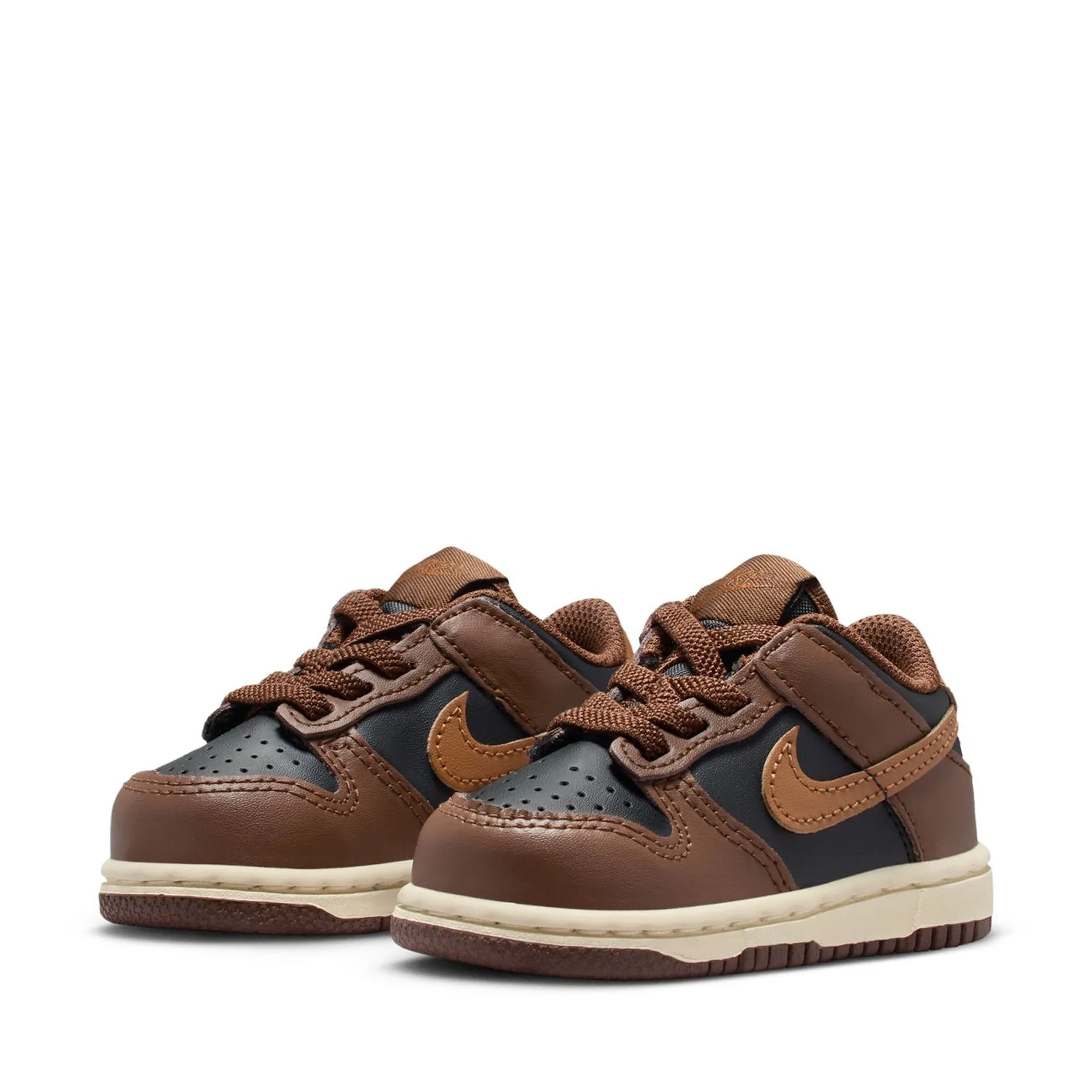 Nike Dunk Low (TD) - Black/British Tan Ultra-soft feel Breathable soles