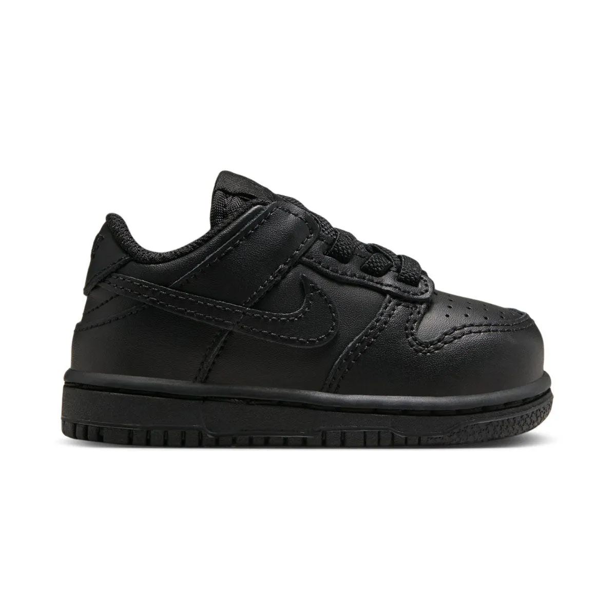 Adaptive Style Nike Dunk Low 'Triple Black' Baby/Toddler Shoes