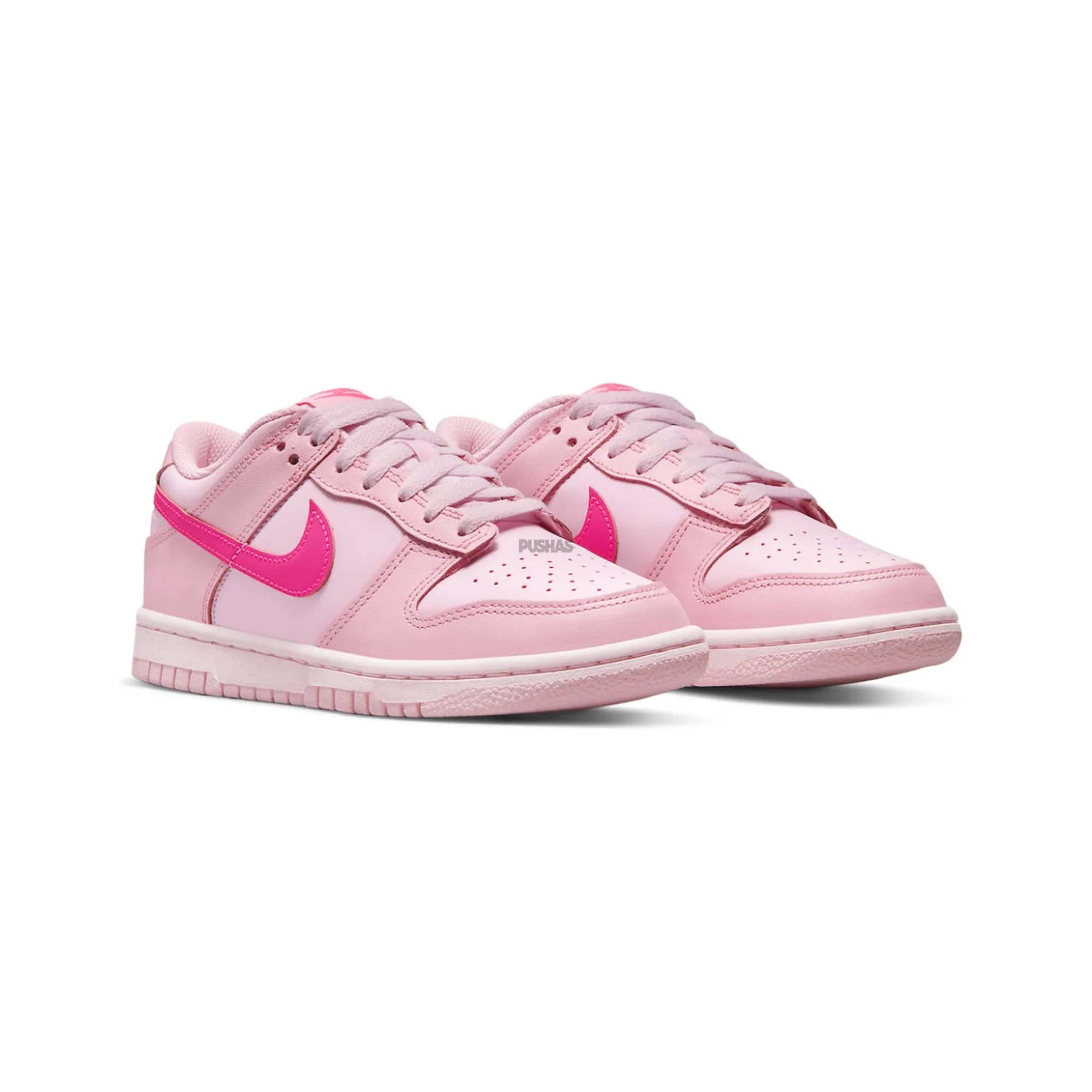 Nike Dunk Low 'Triple Pink' GS (2022) Anti   Blister Iconic arch