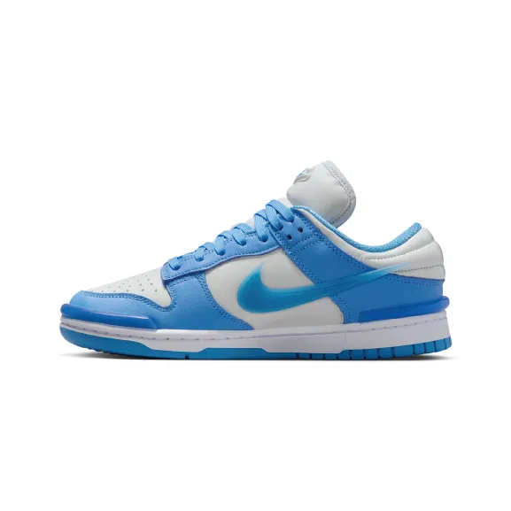Nike Dunk Low Twist 'University Blue' Women's Shoes Quick Lacing System Minimalist Lacing