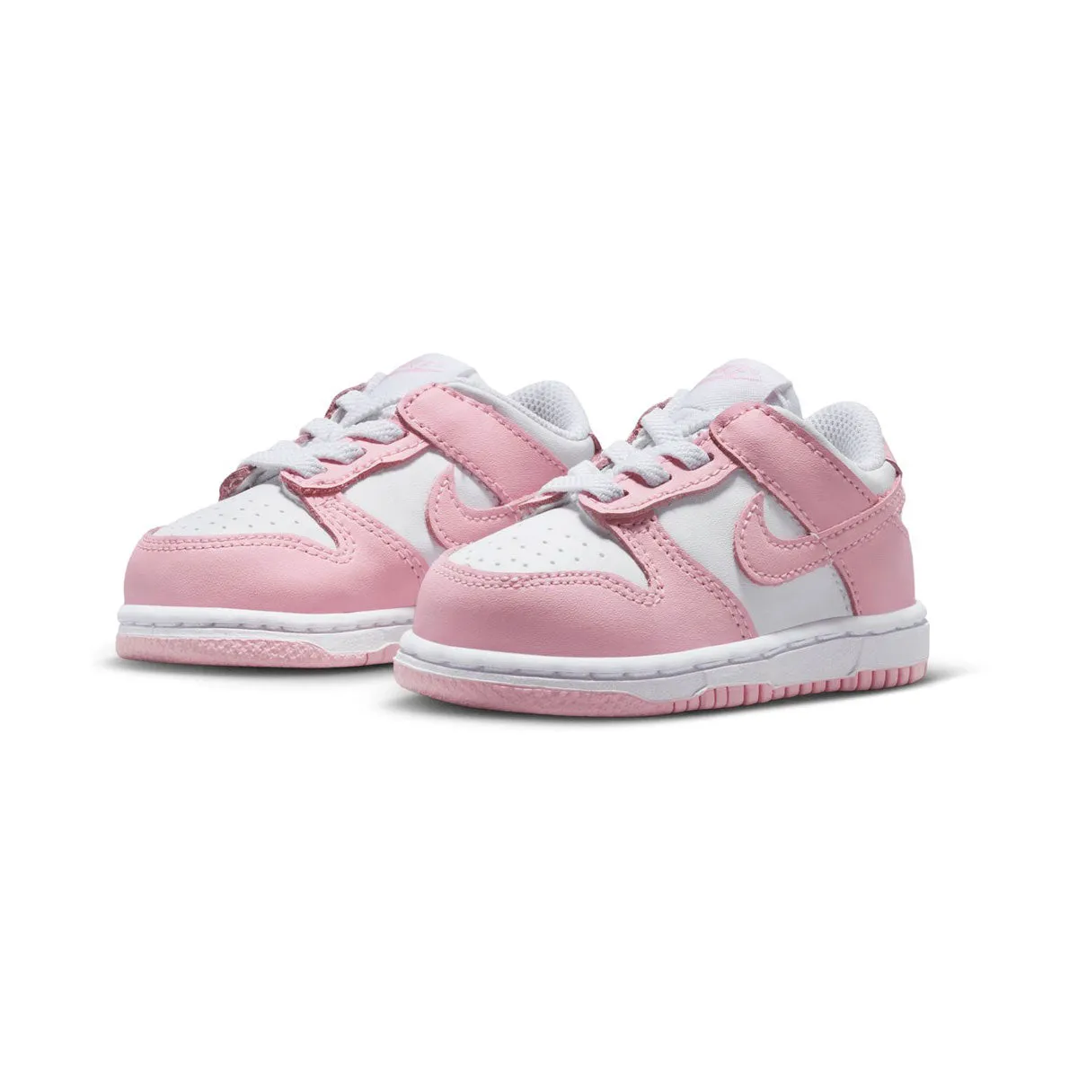 Nike Dunk Low 'White Medium Soft Pink' Baby/Toddler Shoes Running Compatible