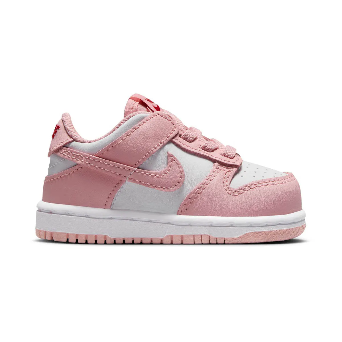 Nike Dunk Low 'White Pomegranate' Baby/Toddler Shoes Sleek Shape
