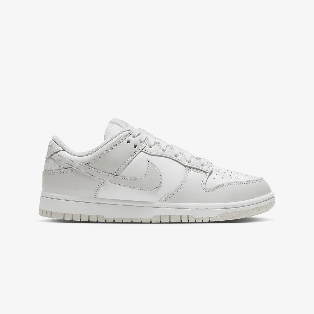 Nike | DUNK LOW  { WHITE/PHOTON DUST-WHITE Cushioning Pods Breathable mesh upper