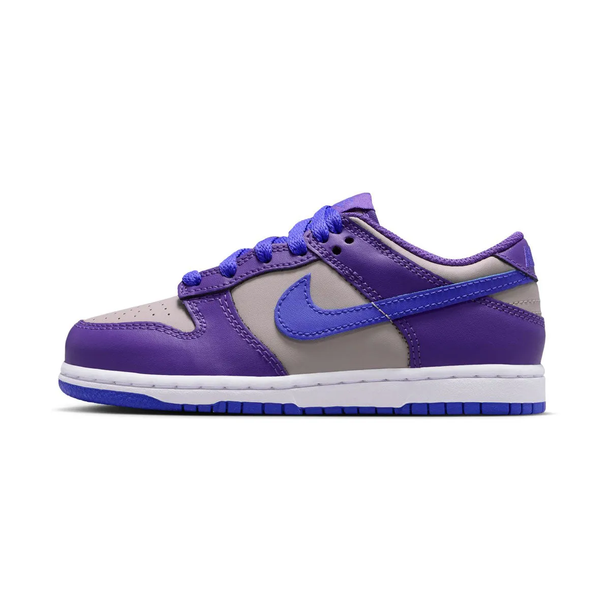 Nike Dunk Low 'Wild Grape' Little Kids' Shoes Padded Edge Trendy Performance