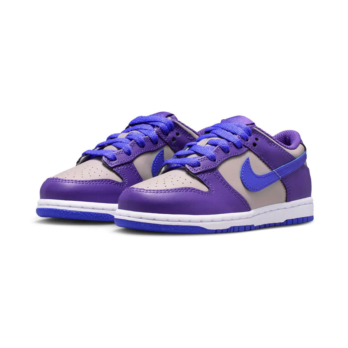 Synthetic Leather Panels Clean Fit Nike Dunk Low 'Wild Grape' Little Kids' Shoes