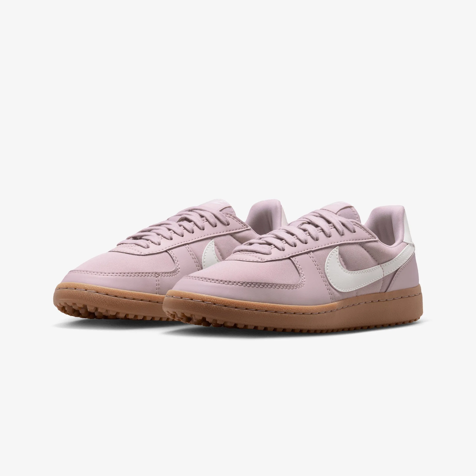 NIKE | FIELD GENERAL { PLATINUM VIOLET/SAIL-GUM DARK BROWN Soft Support Soft Lining