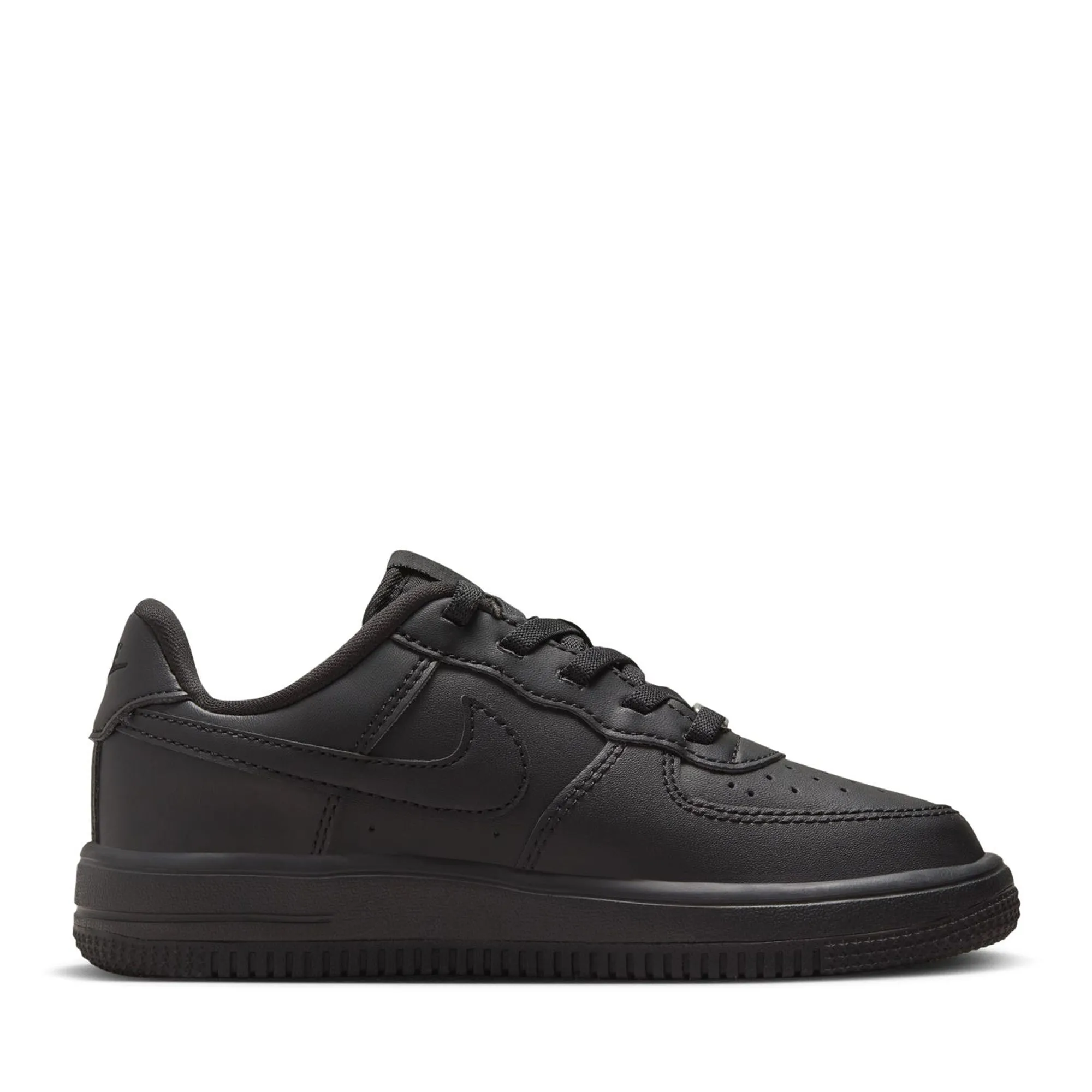 Cushioned Midsole Tech Casual Athletic Nike Force 1 Low EasyOn (PS) - Black/Black