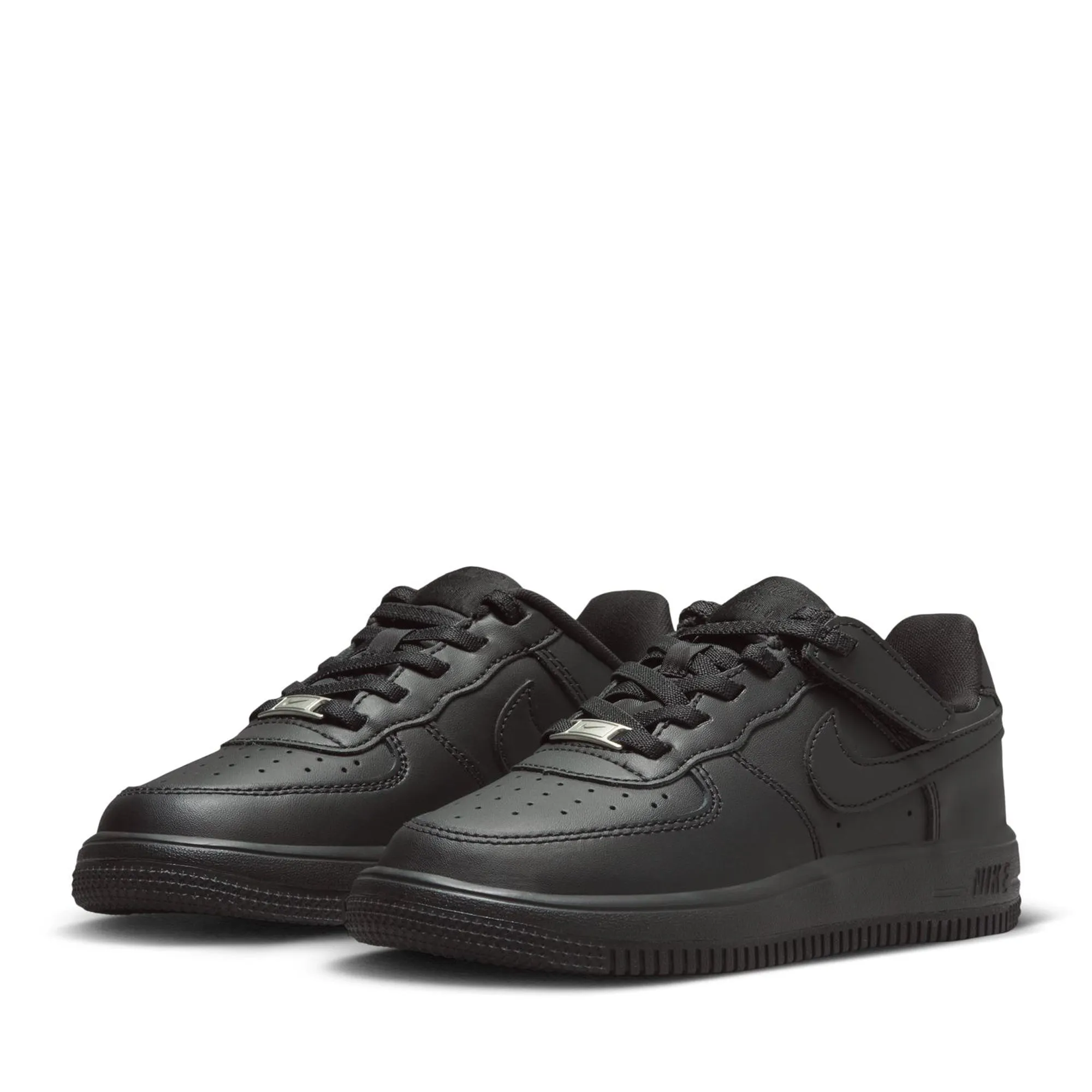 Nike Force 1 Low EasyOn (PS) - Black/Black Fast Flow