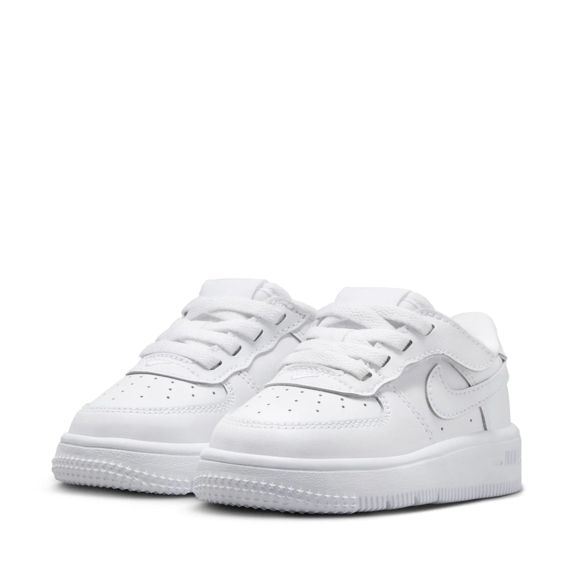 Rigidity to Flex Ratio Nike Force 1 Low EasyOn (TD) - White/White