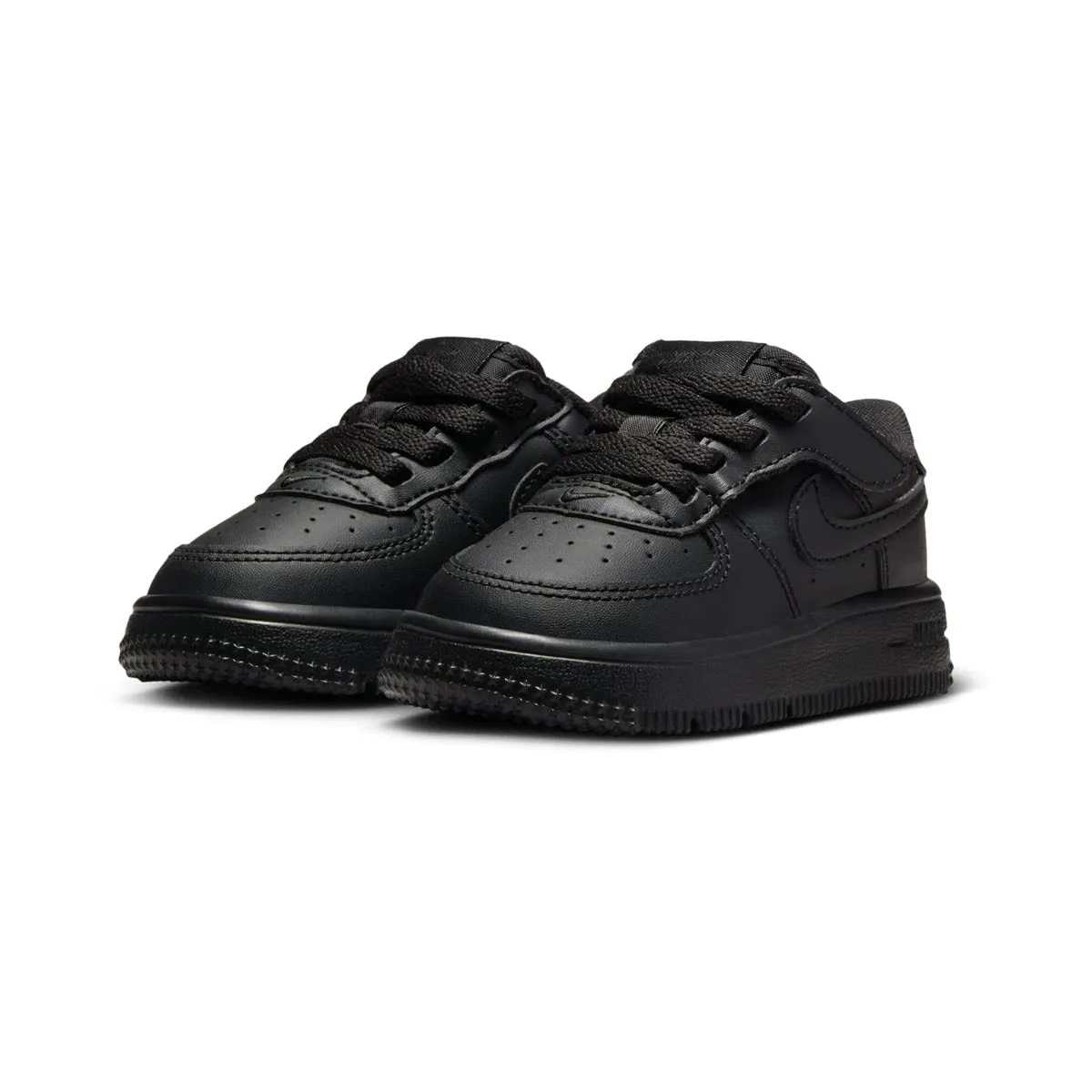 Comfort Synthetic Nike Force 1 Low EasyOn 'Triple Black' Baby/Toddler Shoes